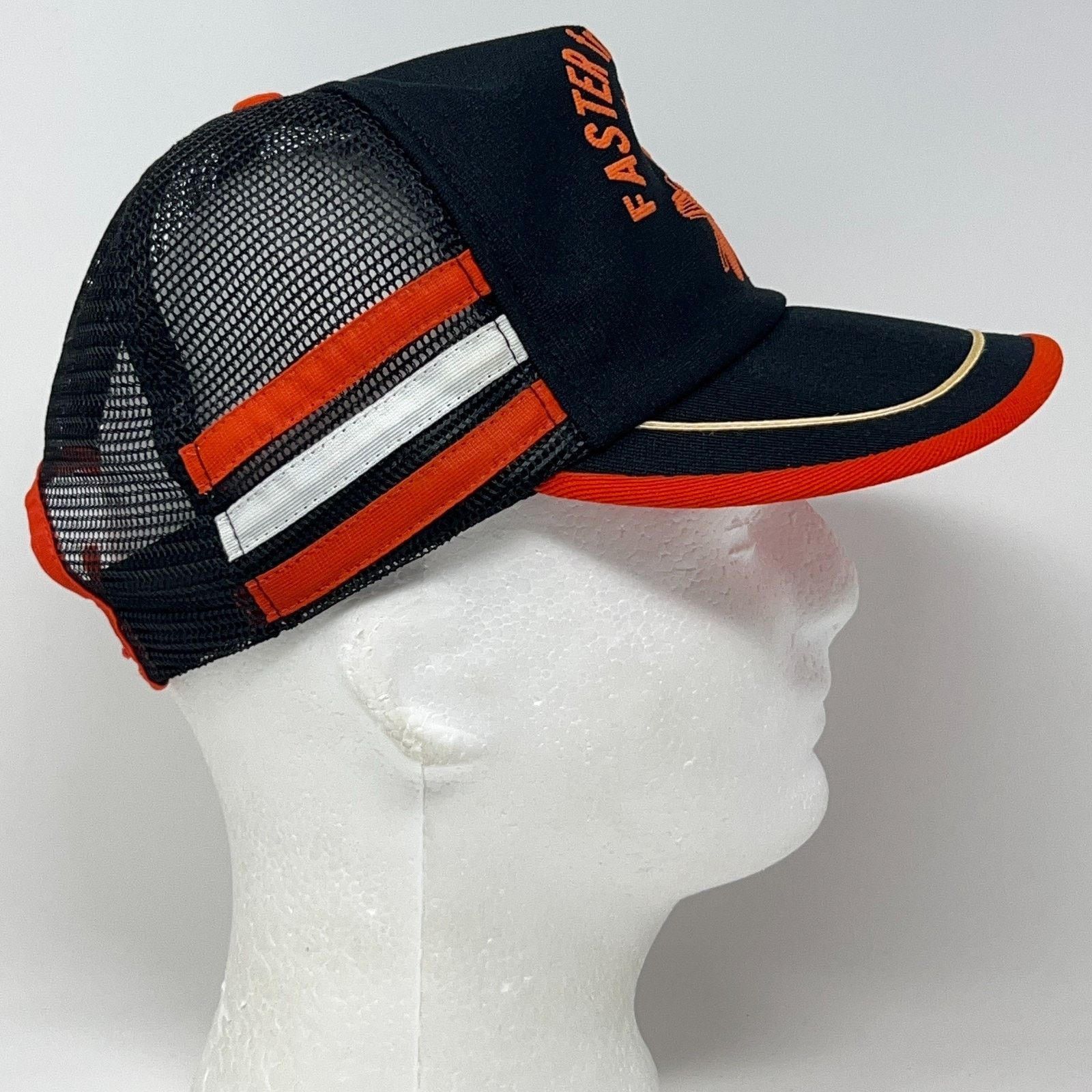 Vintage Vintage Faster From LB Foster Trucker Hat Baseball Cap Black Size ONE SIZE - 7 Thumbnail