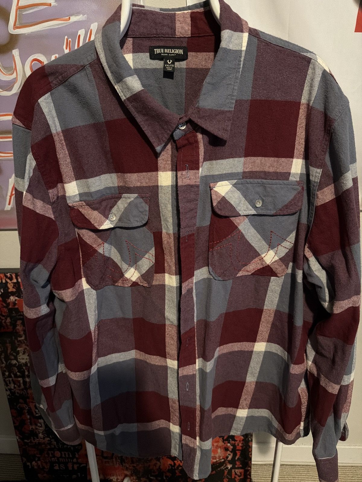 True Religion True Religion Flannel Size US XXL / EU 58 / 5 - 1 Thumbnail
