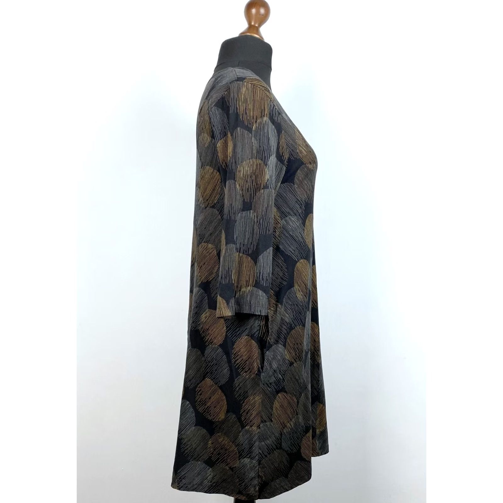 Vintage Gudrun Sjoden Womens Dress S A-Line Dress Midi Multicoloured Dress Women S 100% Genuine Item Size S / US 4 / IT 40 - 2 Thumbnail