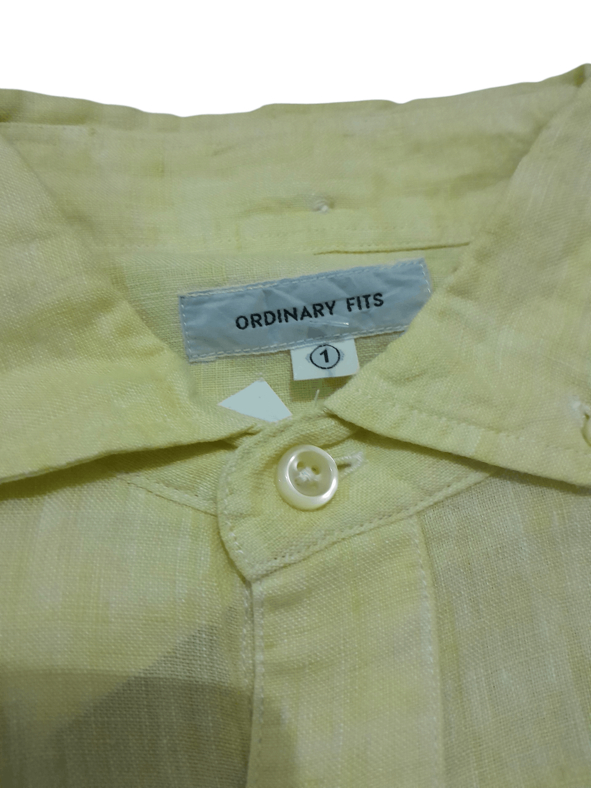 Ordinary Fits Yellow linen shirts Size US S / EU 44-46 / 1 - 2 Thumbnail