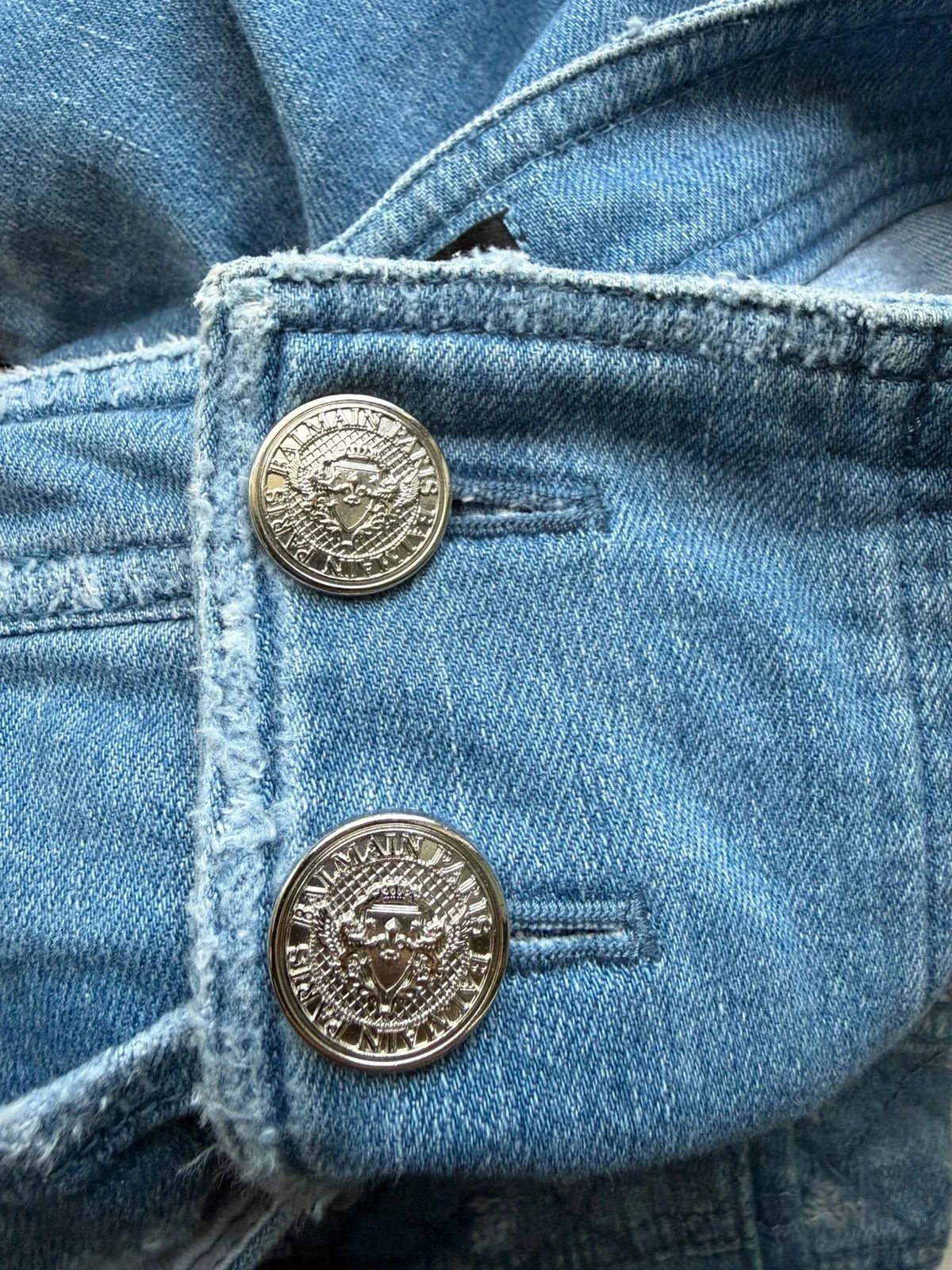 Balmain Balmain Moyen Jeans Distressed Retro High Rise size 40 Size 28" / US 6 / IT 42 - 14 Thumbnail