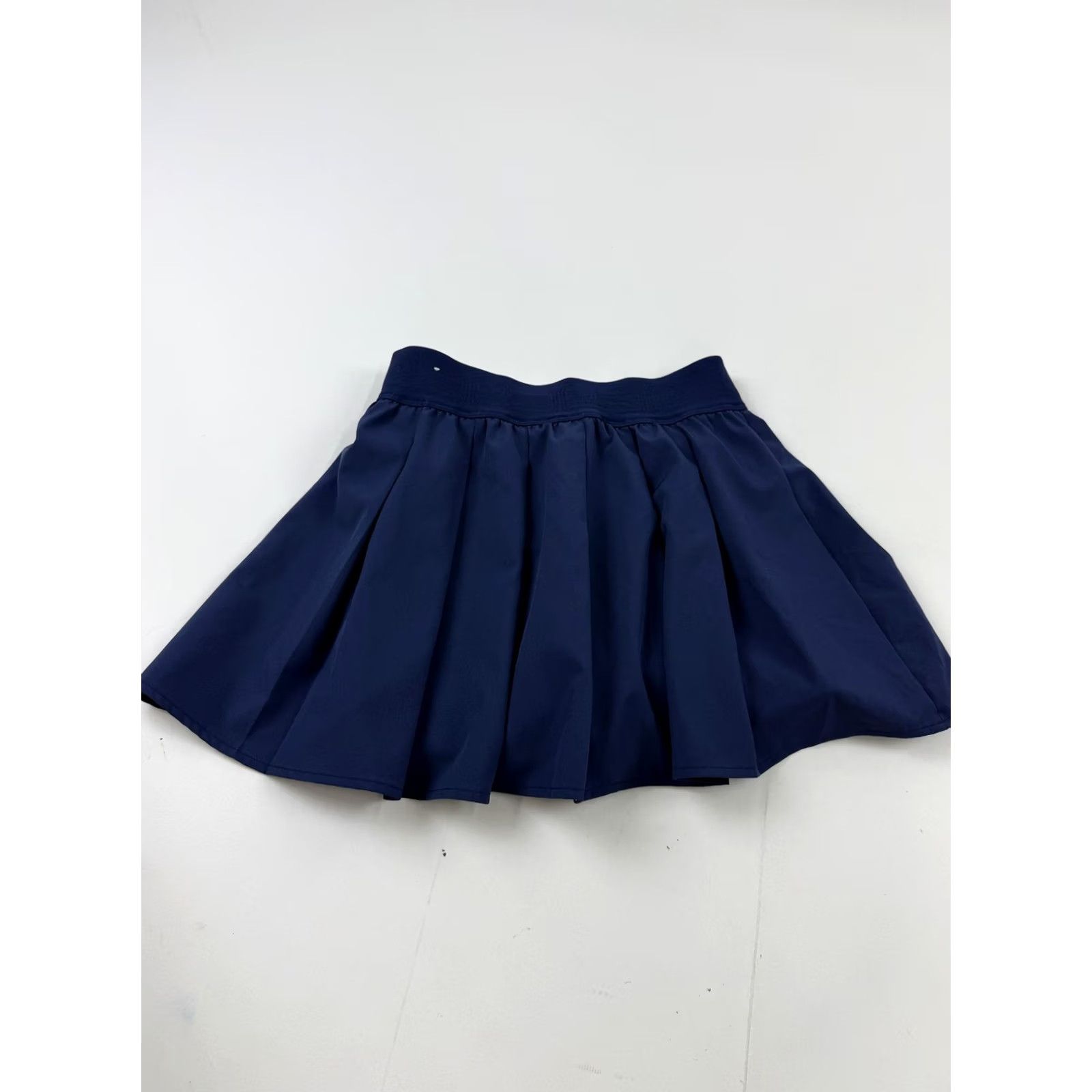 Vintage PINK Victoria's Secret Skirt Womens XS Blue Skater Mini Pleated Elastic Waist Size 26" / US 2 / IT 38 - 6 Thumbnail