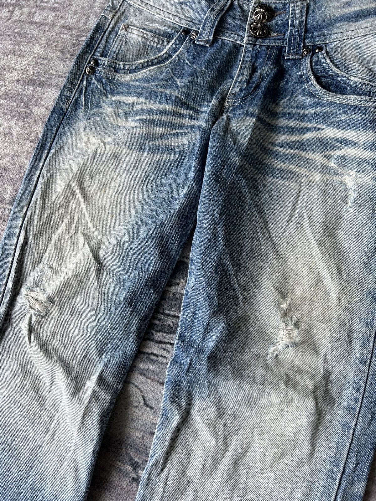 If Six Was Nine Cook & Jeans washed Punk Jeans Size US 30 / EU 46 - 7 Thumbnail