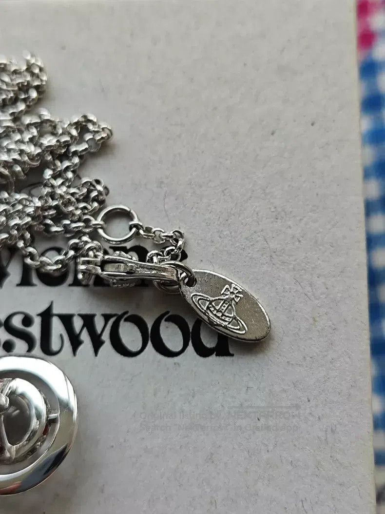 Vivienne Westwood vivienne westwood Silver Small Orb Necklace Size ONE SIZE - 6 Thumbnail