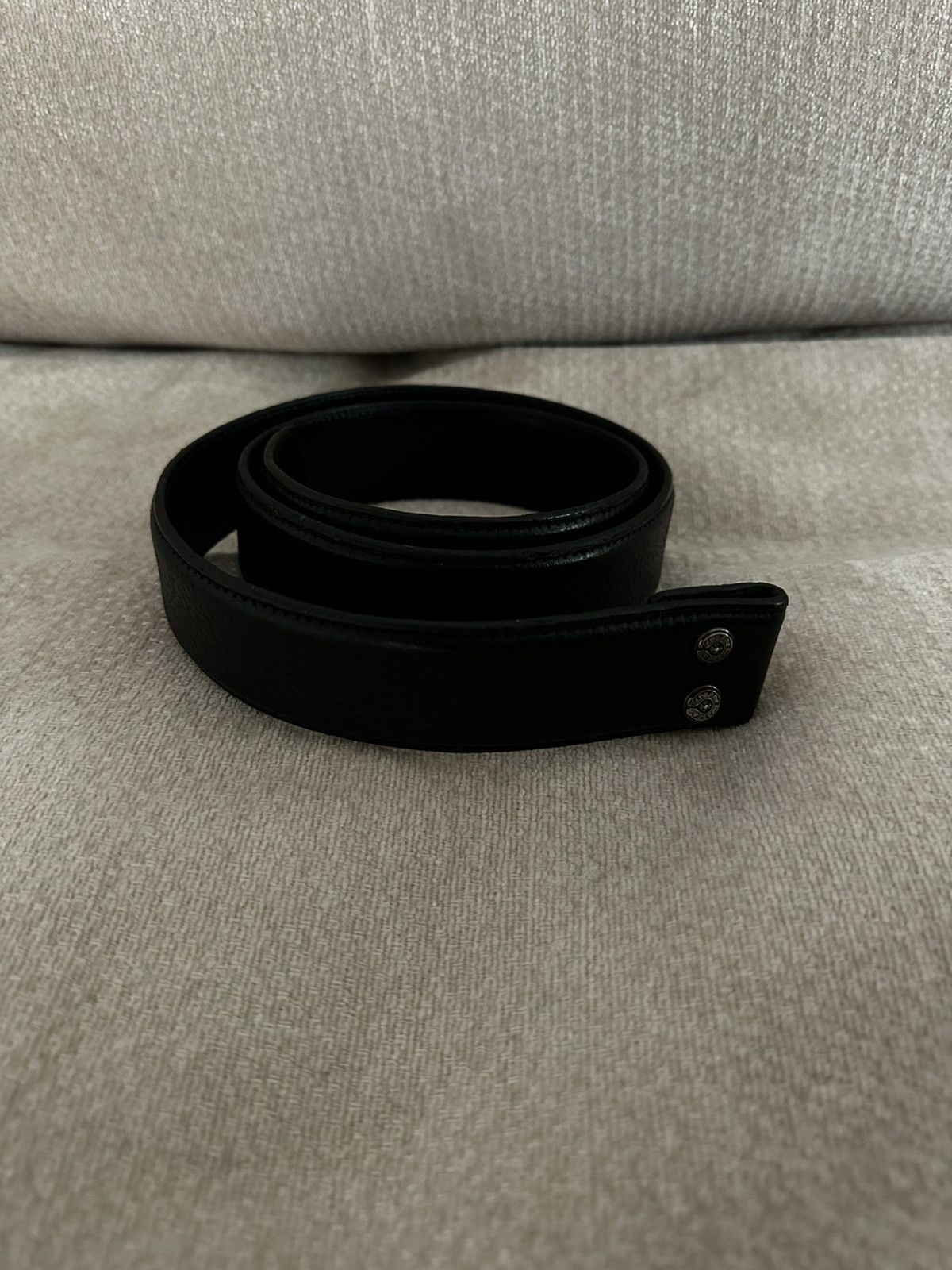 Chrome Hearts Chrome Hearts Leather Belt Size 34 - 1 Thumbnail