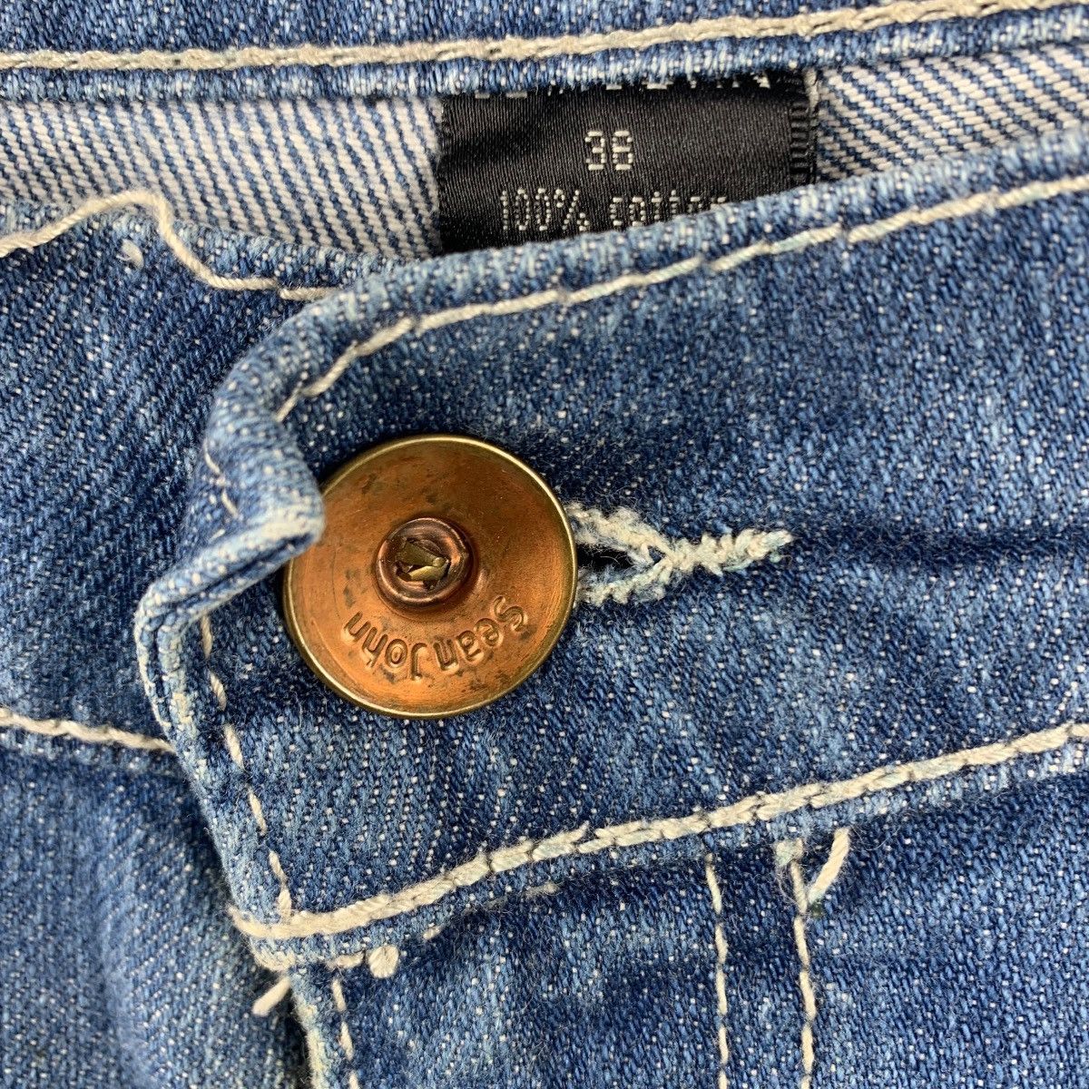 Sean John × Vintage Vintage SEAN JOHN dragon embroidery sukajan design jeans Size US 34 / EU 50 - 8 Thumbnail