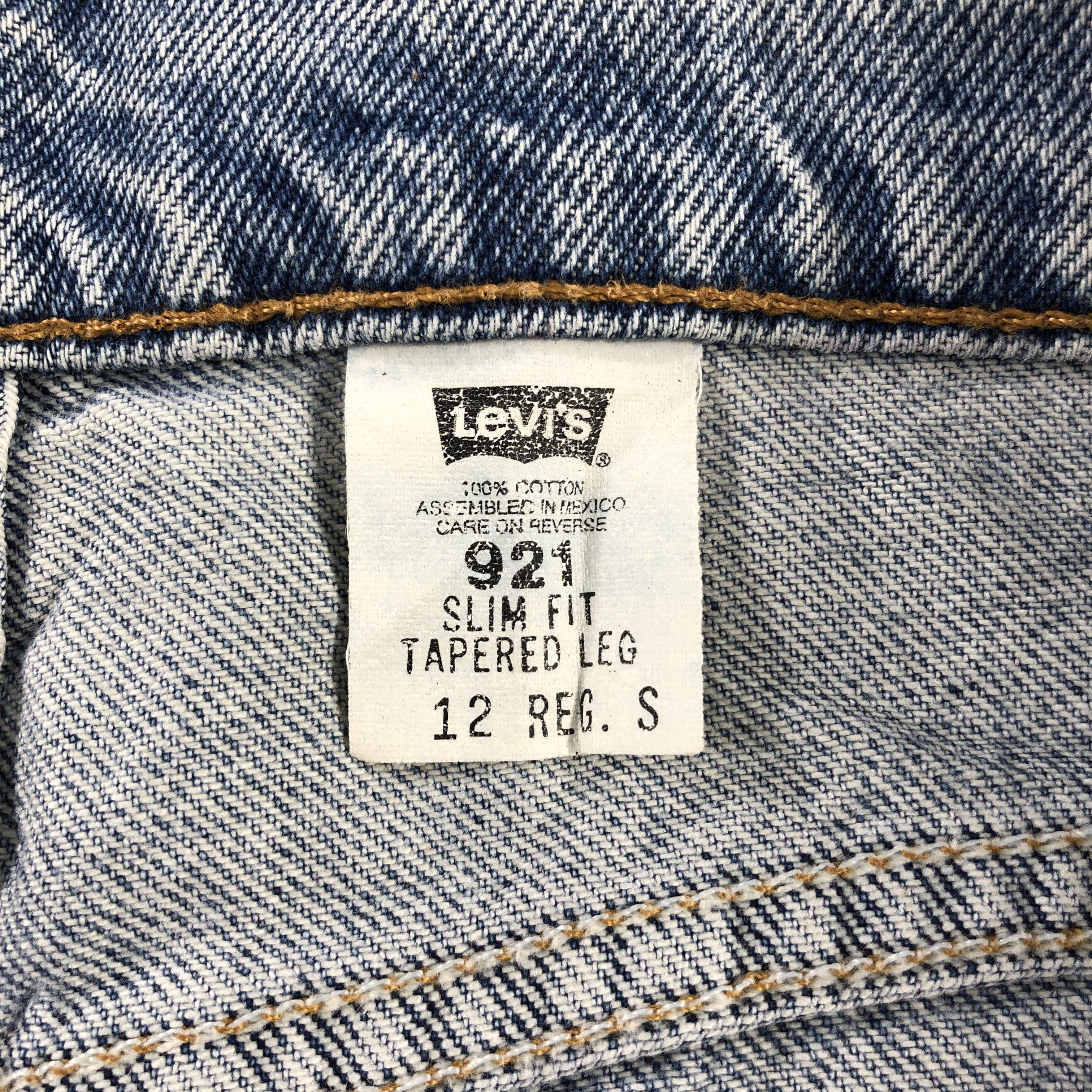 Levi's Vintage 90s Levi's 921 Jeans Medium Wash Denim KJ895 Size US 32 / EU 48 - 13 Thumbnail