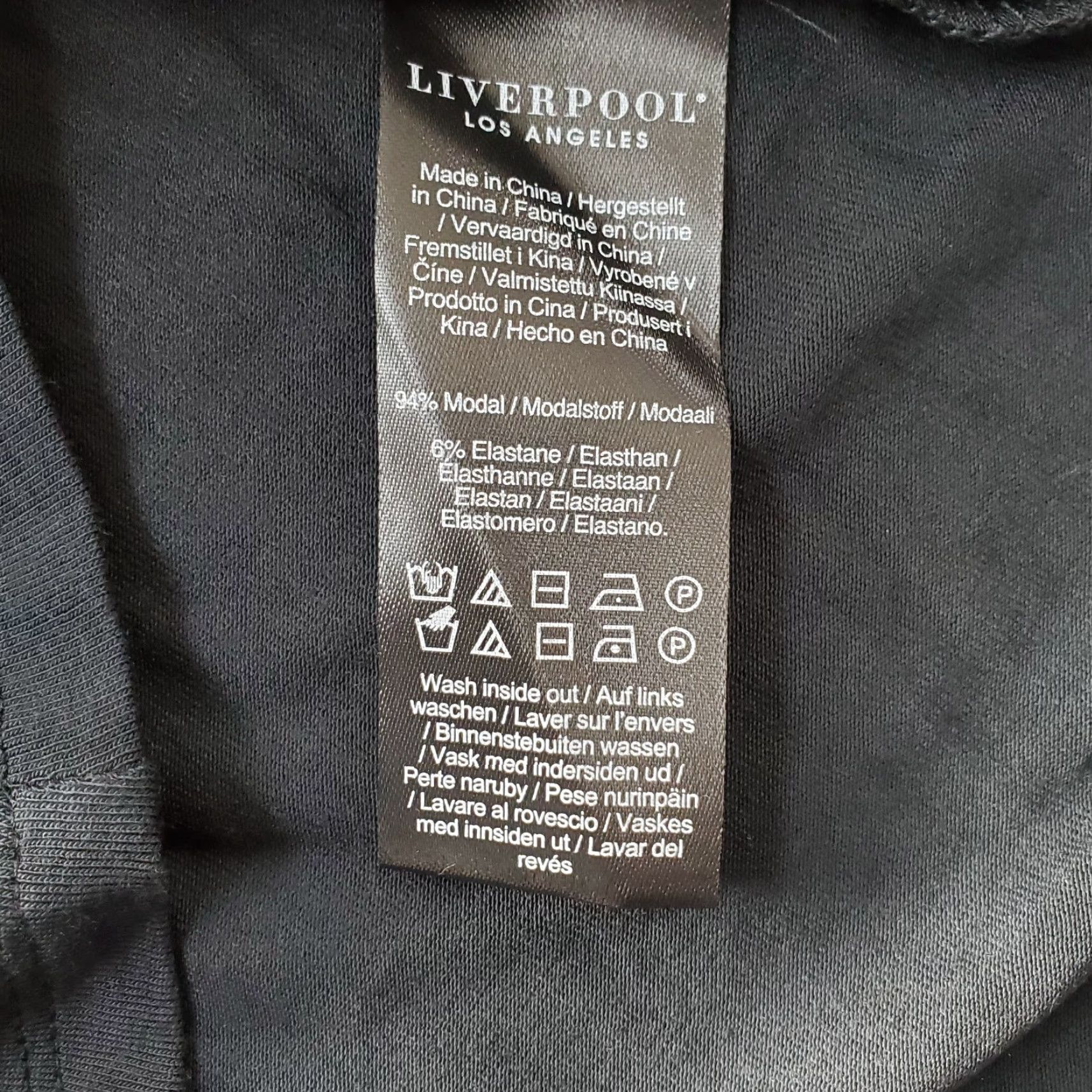 Vintage Liverpool Los Angeles Knit Top Women's PS Black Modal Sleeveless V-Neck Size S / US 4 / IT 40 - 6 Thumbnail