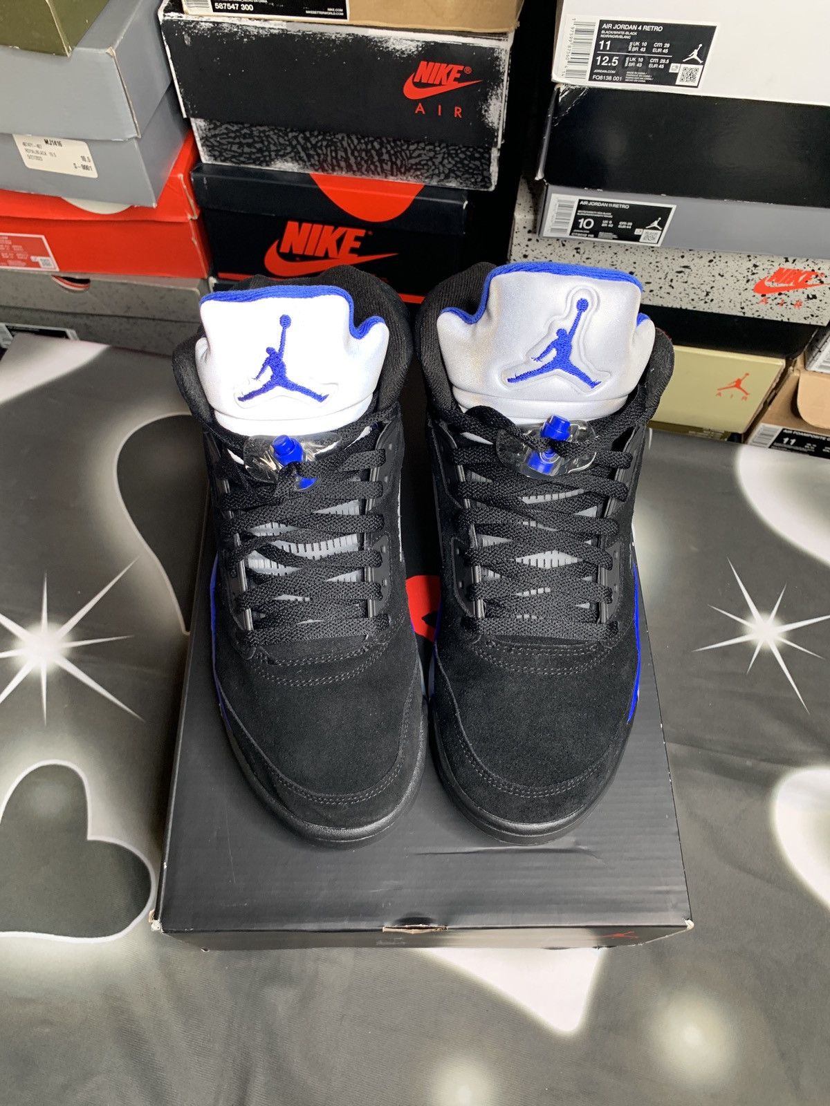 Jordan Brand Air Jordan 5 Retro Racer Blue Size US 9.5 / EU 42-43 - 3 Thumbnail