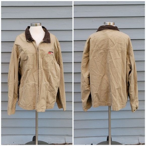 Vintage Vintage 90s y2k Case Agriculture Tan Chore Jacket Barn Farm Size US XL / EU 56 / 4 - 7 Thumbnail