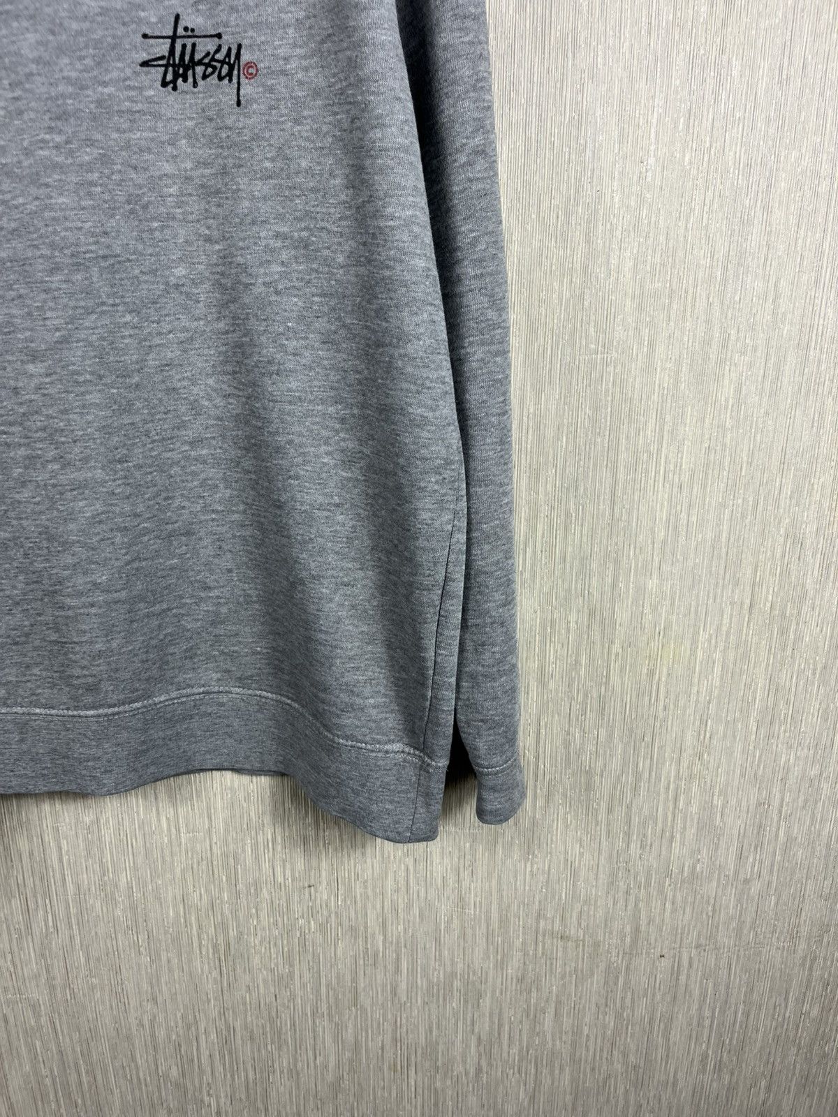 Stussy × Vintage Vintage Stussy 90s sweatshirt basic crewneck copyright retro Size US S / EU 44-46 / 1 - 6 Thumbnail