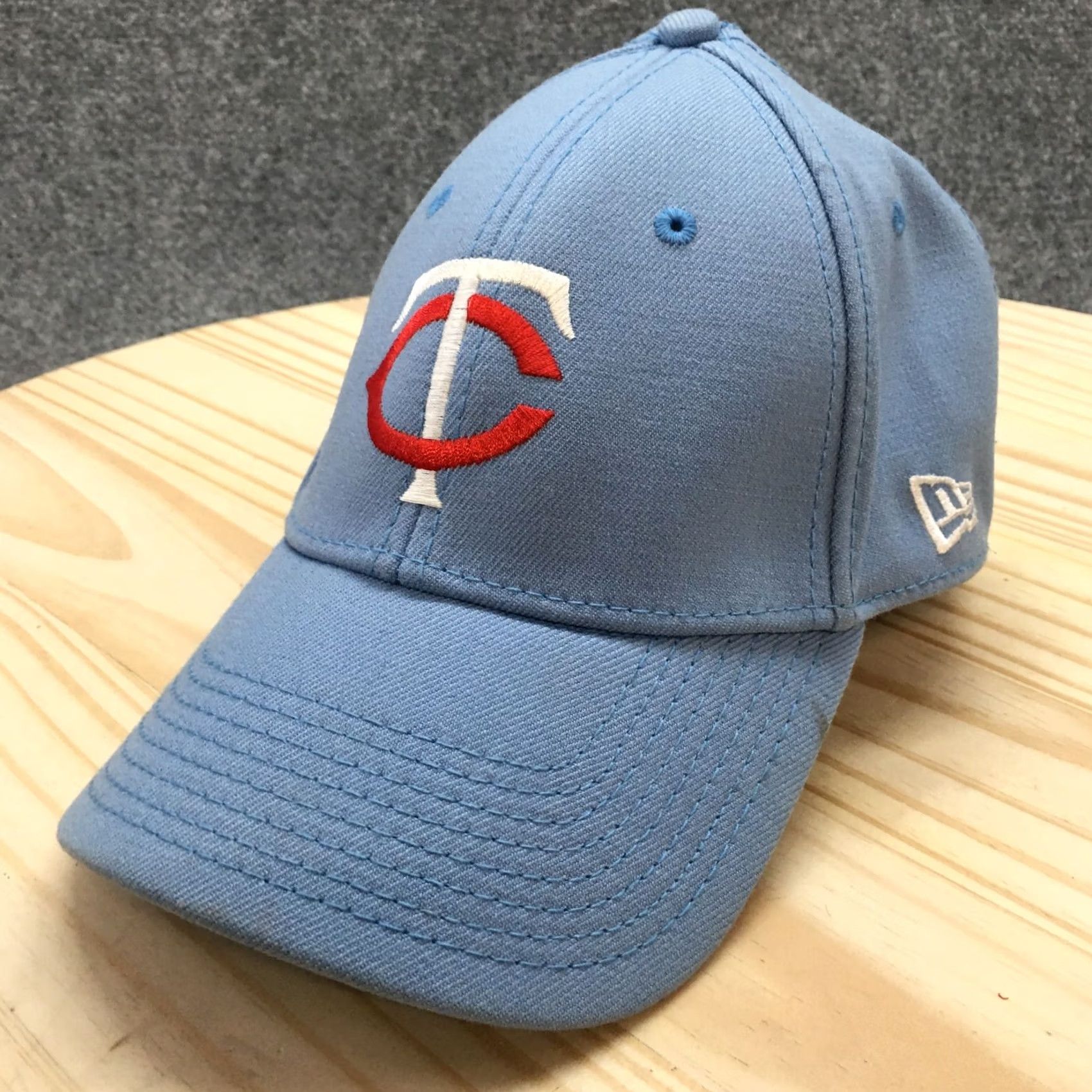 New Era New Era Minnesota Twins Baseball Cap Mens Blue S-M Curved Brim Embroidered Logo Size ONE SIZE - 2 Thumbnail
