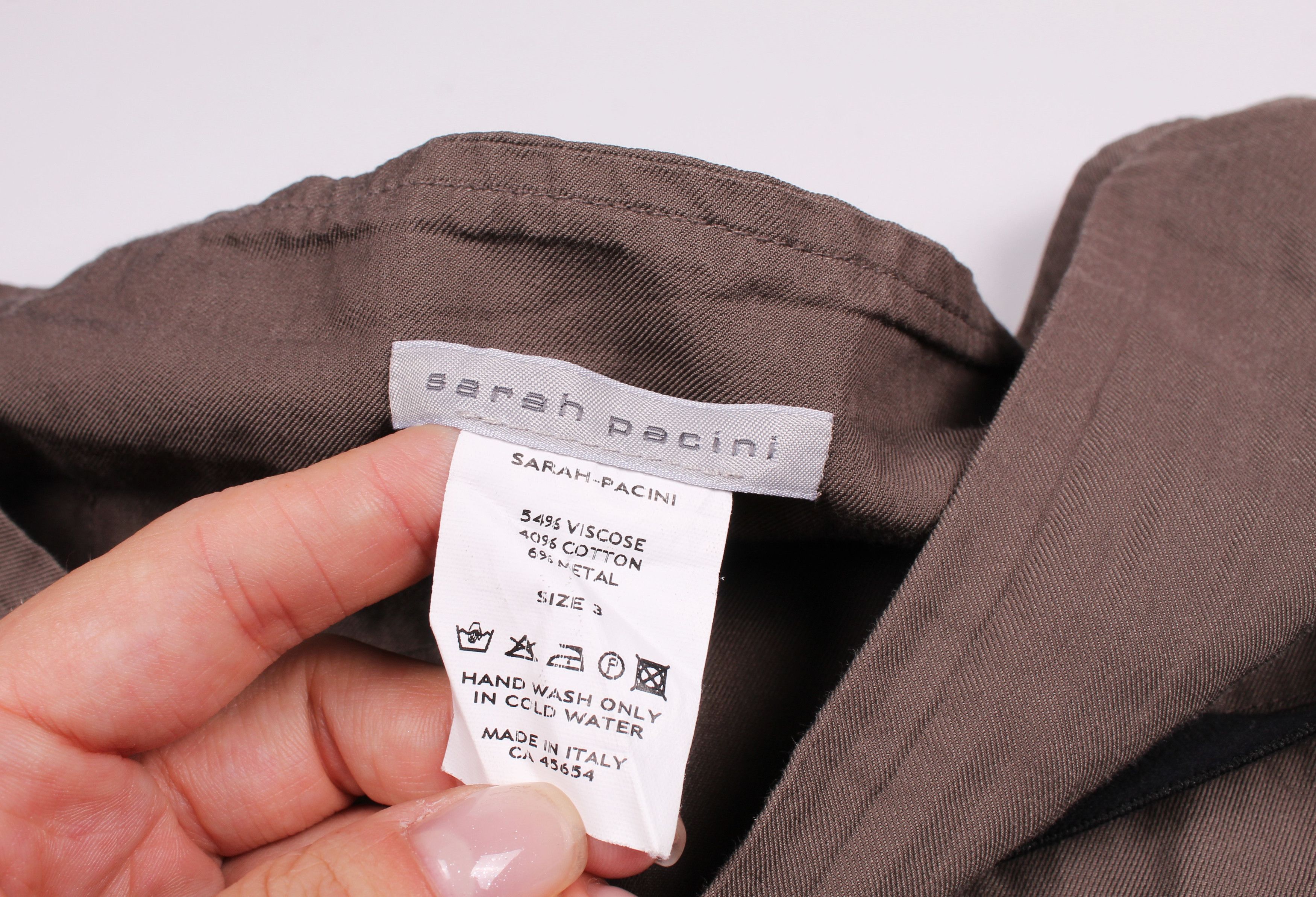 Sarah Pacini Sarah Pacini Avant Garde Gray Midi Skirt Size 34" / US 12 / IT 48 - 7 Thumbnail