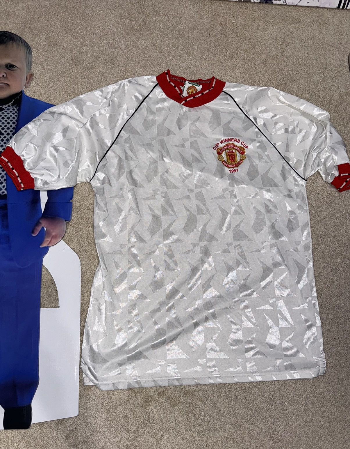 Vintage Manchester United 1991 Cup Winners Cup Jersey Size US M / EU 48-50 / 2 - 1 Thumbnail