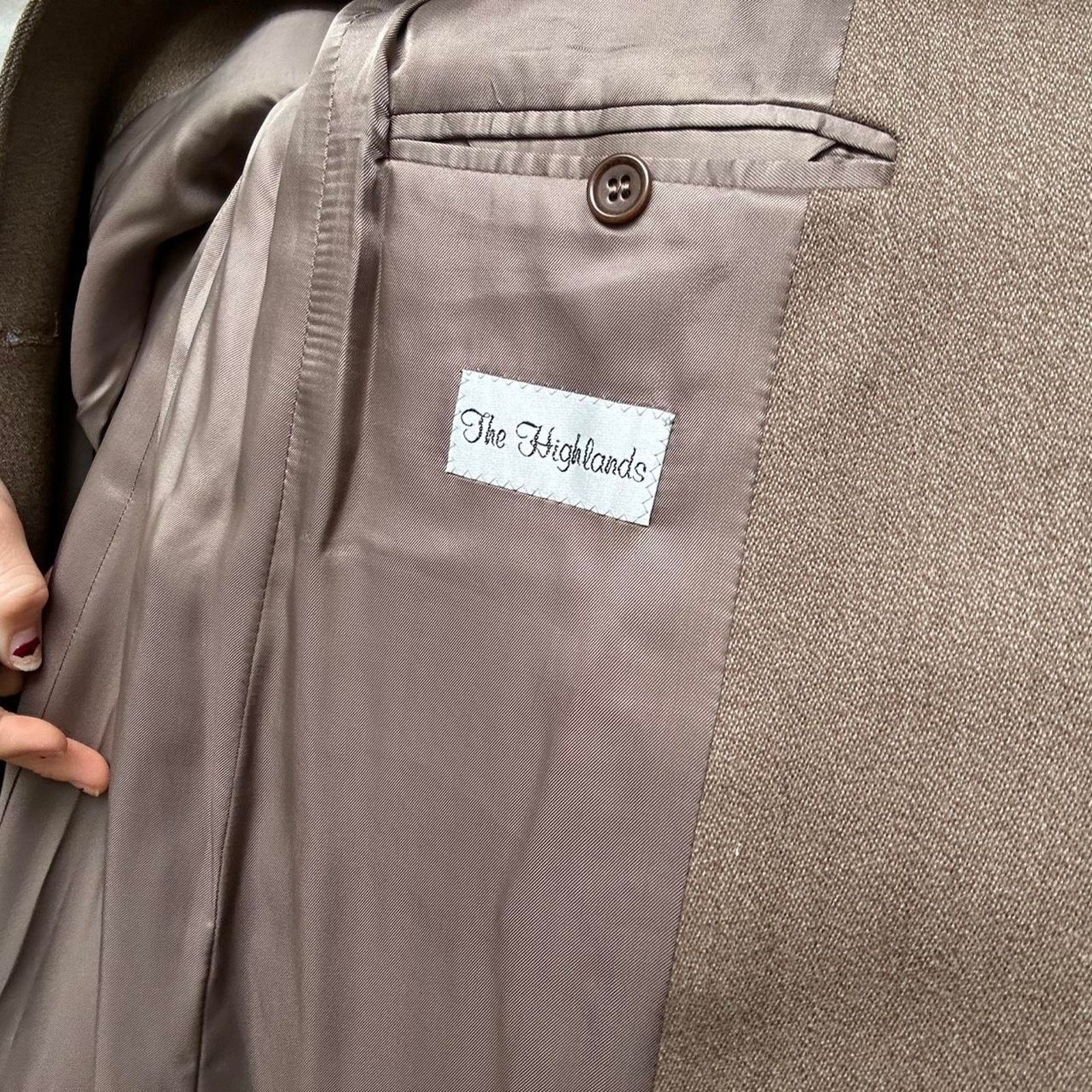 Other Vintage Brown Longline Wool Coat (XS) Size XS / US 0-2 / IT 36-38 - 6 Thumbnail