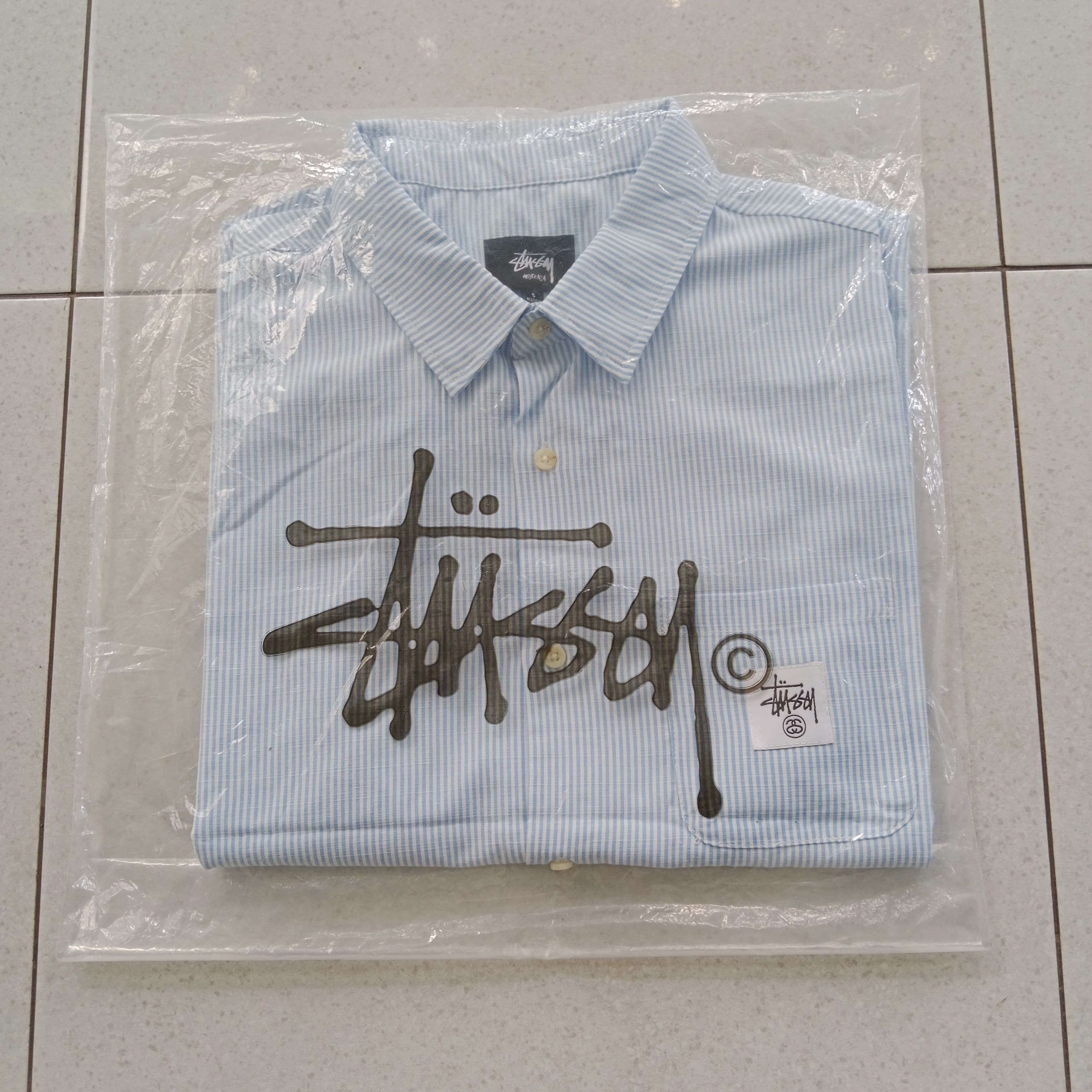Stussy STUSSY SHIRT SHORT SLEEVE STRIPES Size US S / EU 44-46 / 1 - 2 Thumbnail