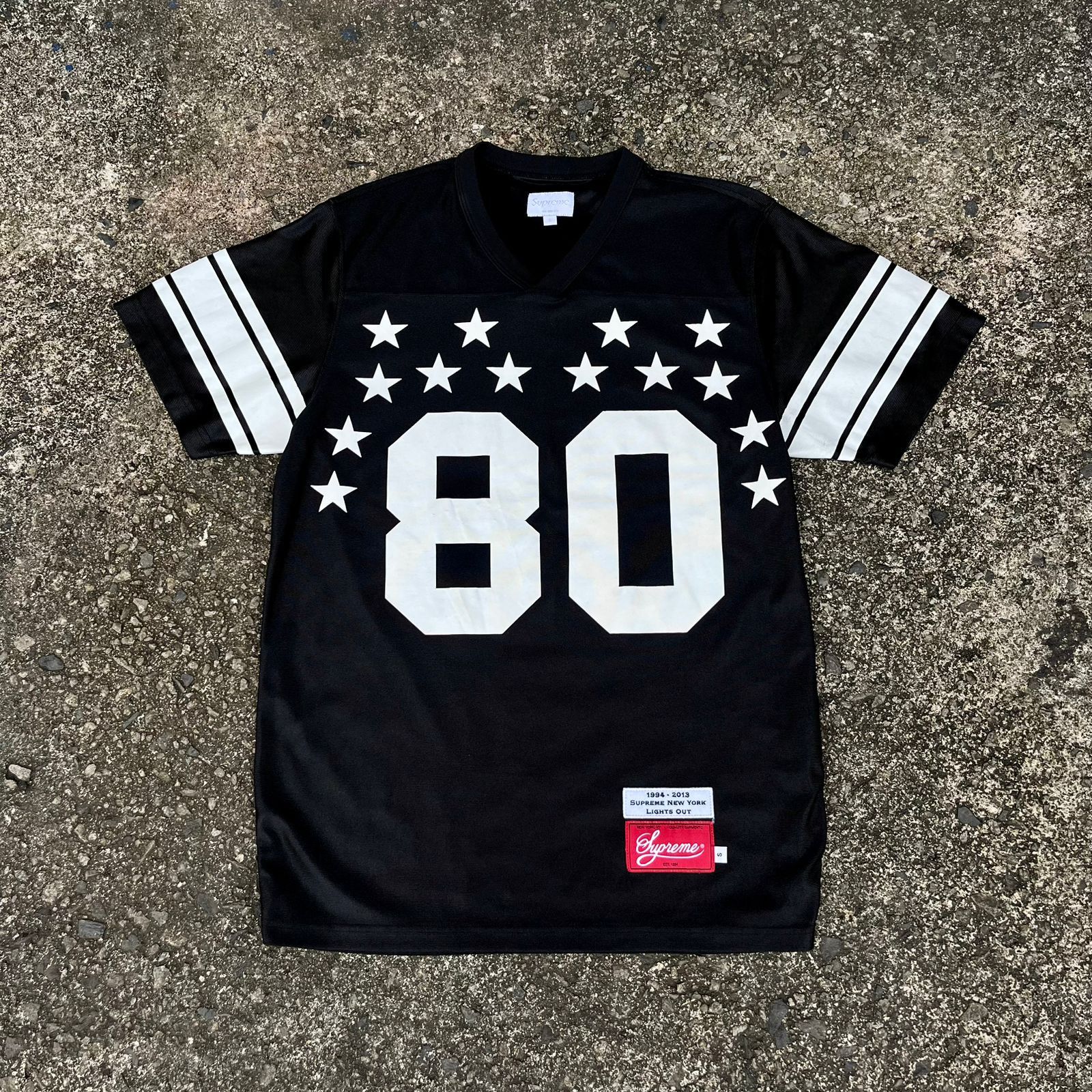 Supreme RARE 2013 Supreme Star 80 Football Jersey | Grailed