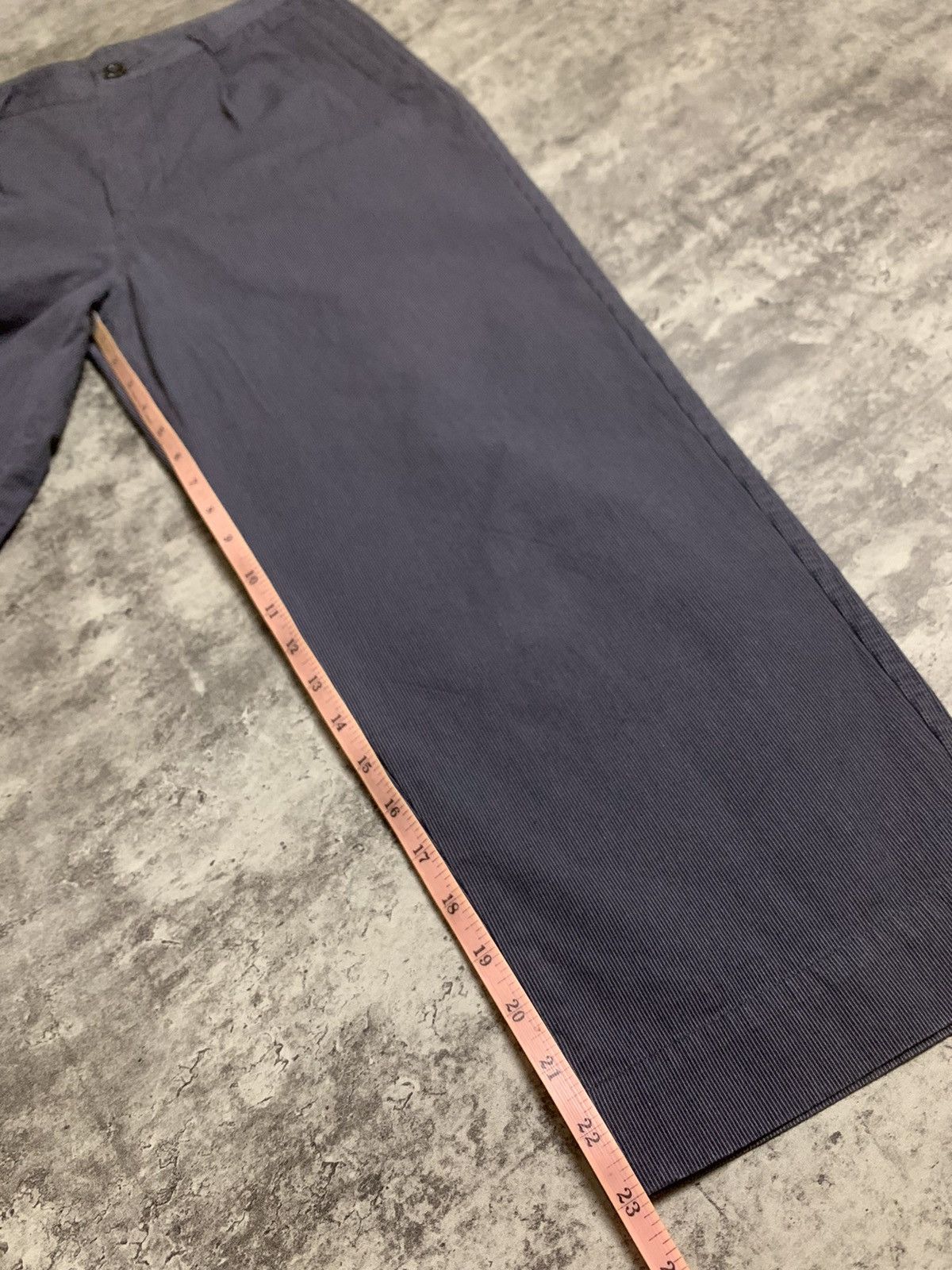 Margaret Howell Margaret Howell Pin Stripes Single Pleats Wide Baggy Pant Size US 29 - 13 Thumbnail