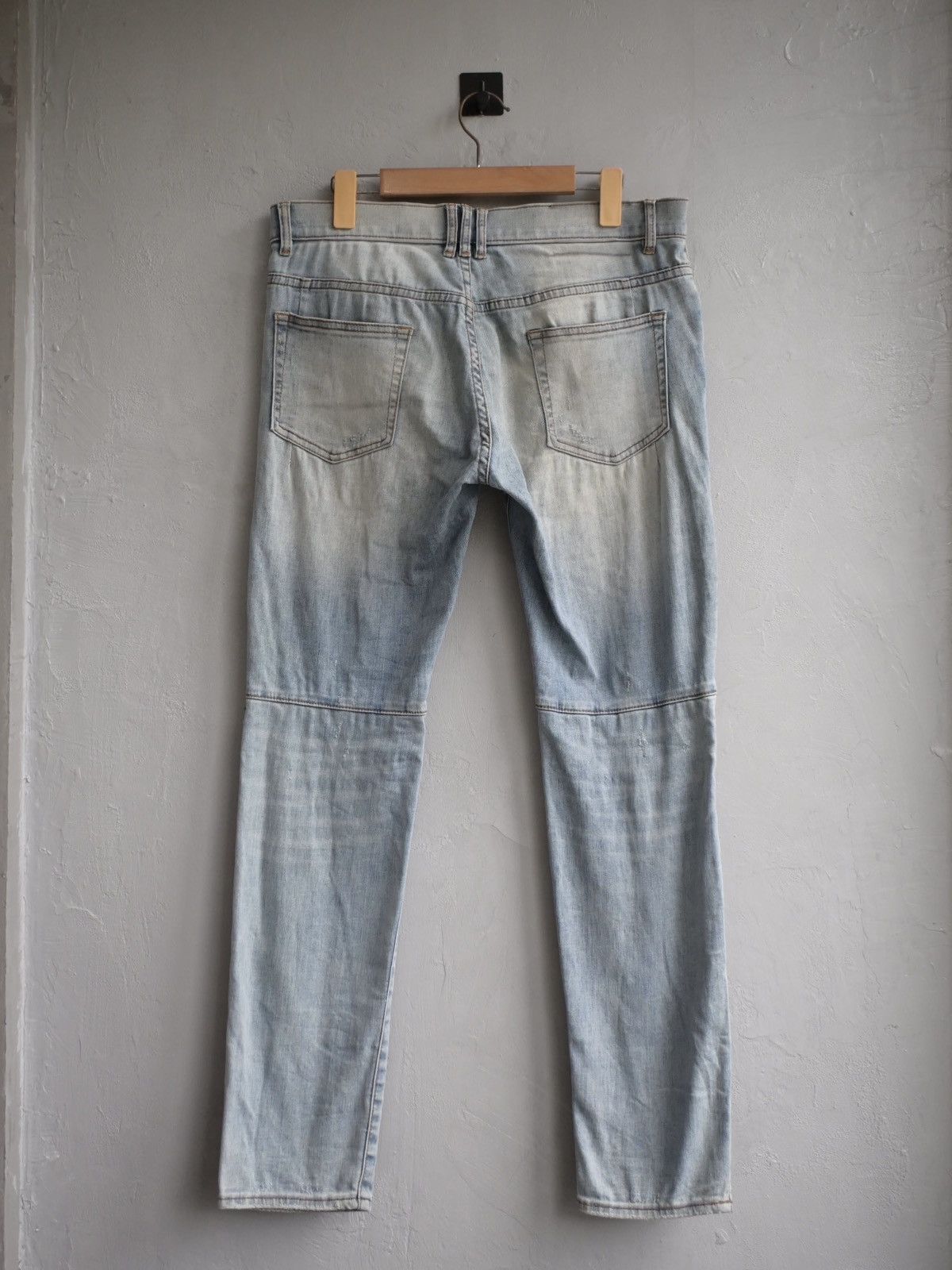 Balmain Balmain Distressed Biker Jeans Size US 32 / EU 48 - 5 Thumbnail