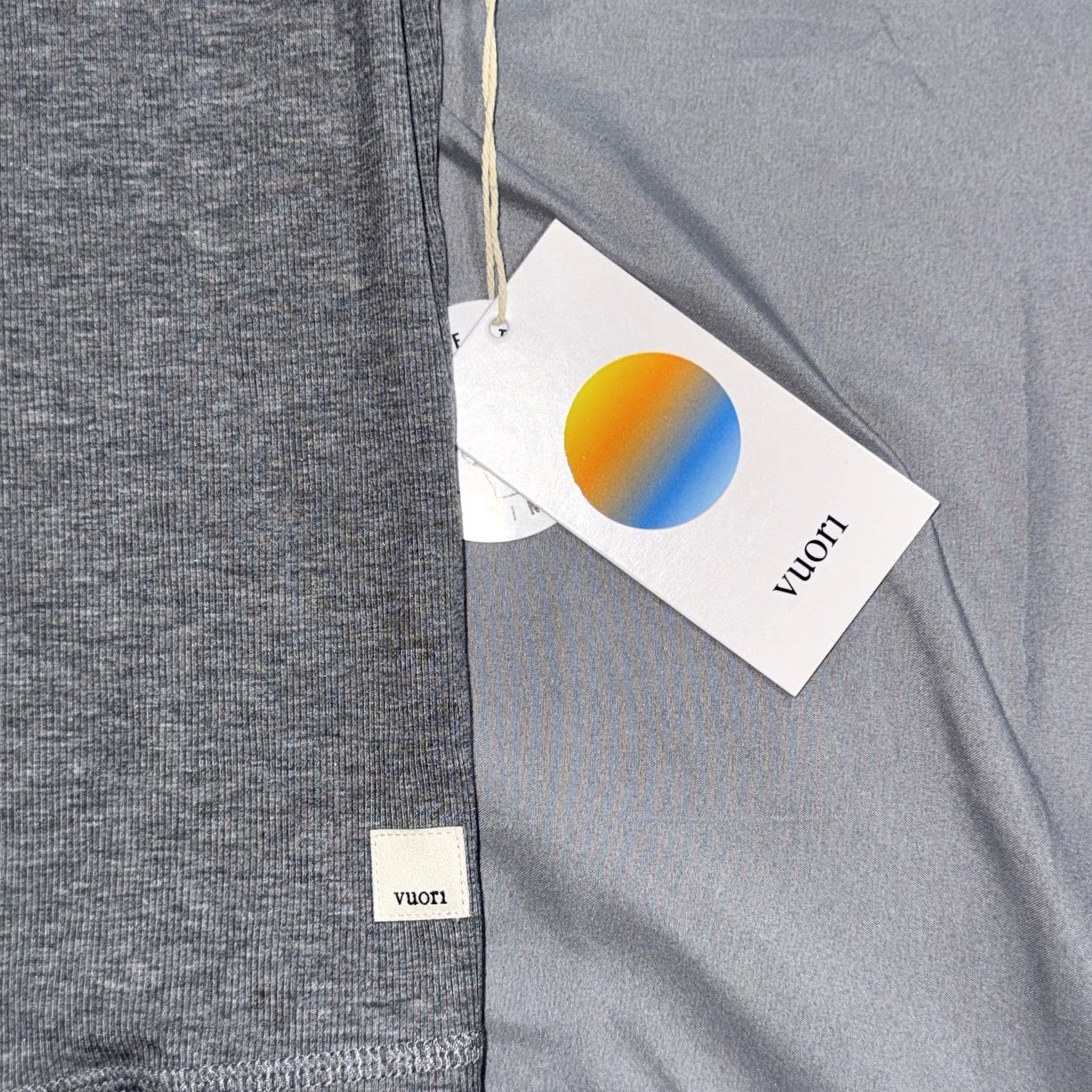 Vuori Vuori Shirt Womens XL Gray Cropped Short Sleeve Crewneck Athletic Tee Top Size XL / US 12-14 / IT 48-50 - 4 Thumbnail