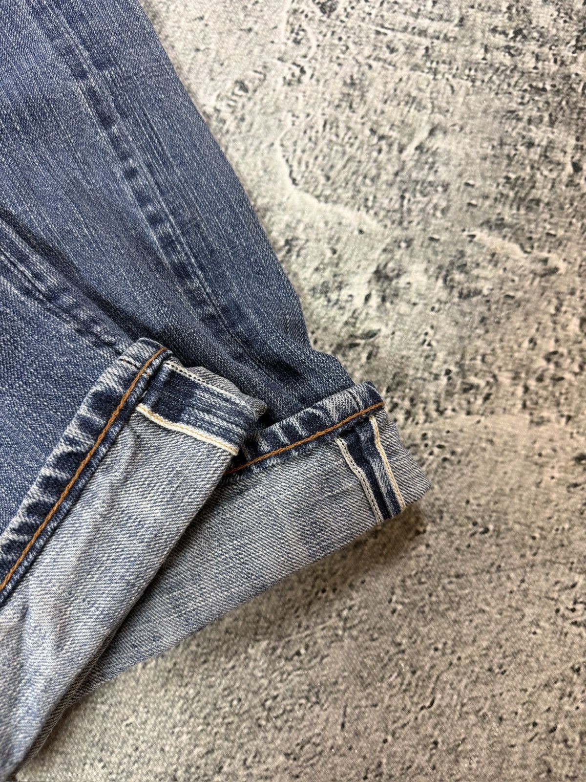 Evisu Evisu jeans daicock gold big logo embroidery selvedge denim Size US 33 - 6 Thumbnail