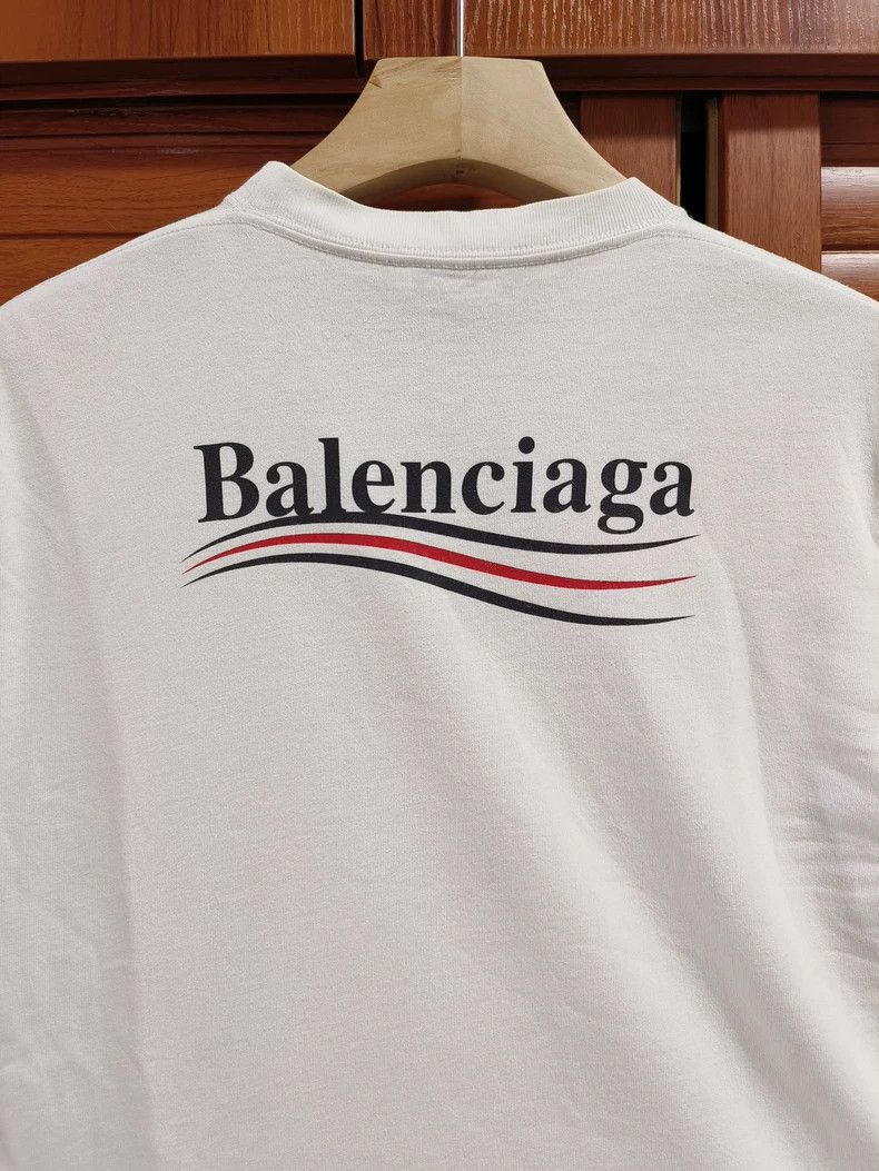 Balenciaga Balenciaga Coke pattern printed logo round neck short slee Size US L / EU 52-54 / 3 - 3 Thumbnail