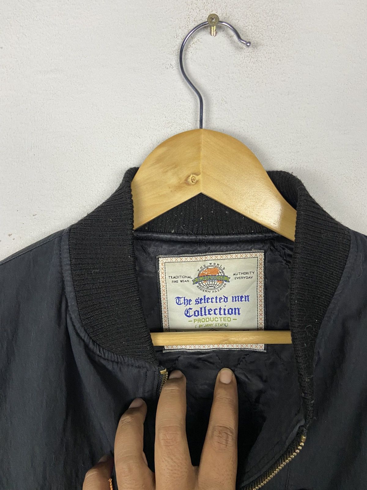 Japanese Brand VINTAGE JANNY STAFF CLUB BOMBER Size US L / EU 52-54 / 3 - 6 Thumbnail