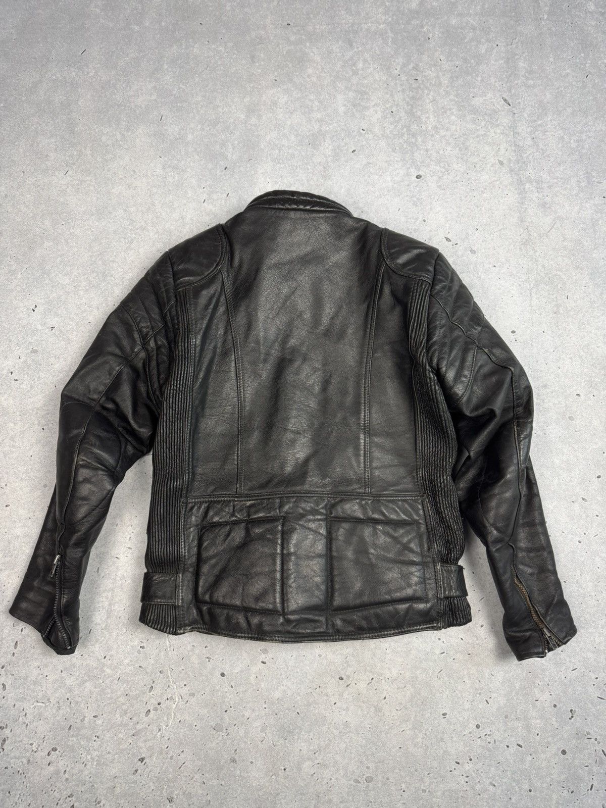 If Six Was Nine 90s Real Leather Biker Jacket Y2K Avant Garde Unisex Size US S / EU 44-46 / 1 - 3 Thumbnail