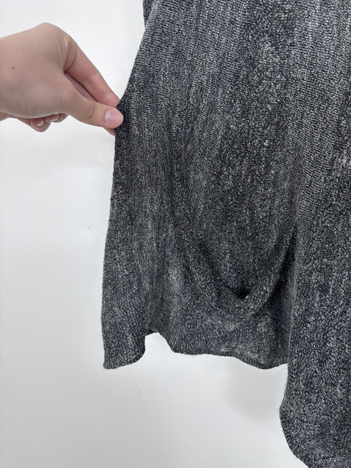 Transit Transit Par Such Women’s Avant Garde Gray Wool Ruffle Dress Size M / US 6-8 / IT 42-44 - 10 Thumbnail