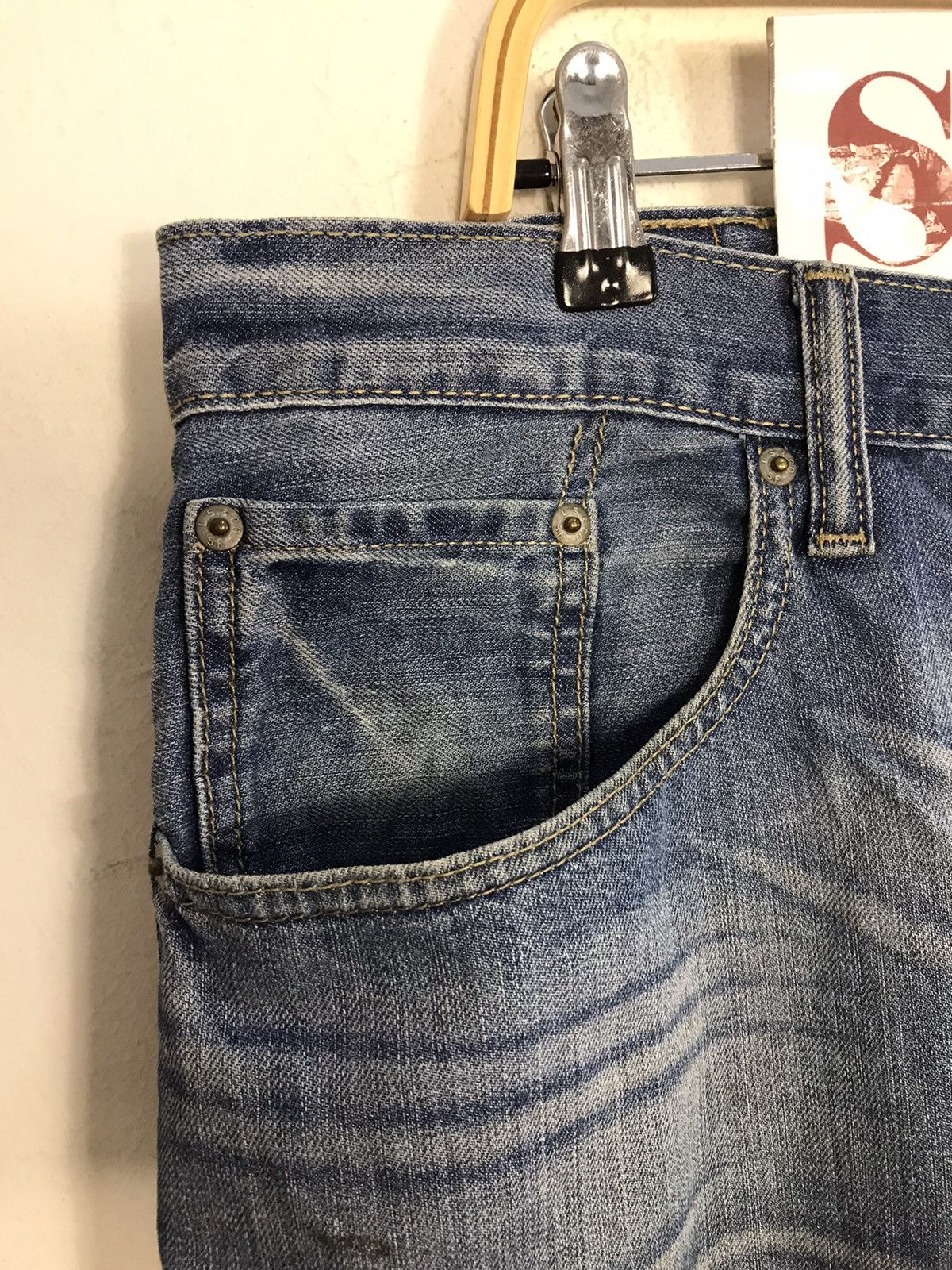 Japanese Brand × Levi's Vintage Levi’s 569 Workwear Short Pants Zipper Style Size US 38 / EU 54 - 8 Thumbnail