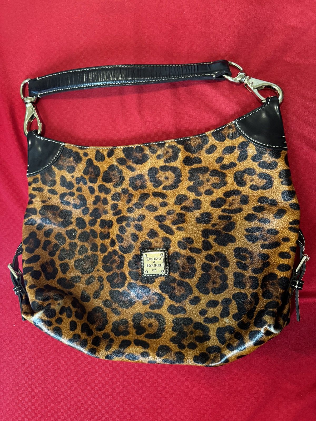 Dooney & Bourke Dooney & Bourke Leopard Leather Shoulder Bag | Authentic Size ONE SIZE - 3 Thumbnail