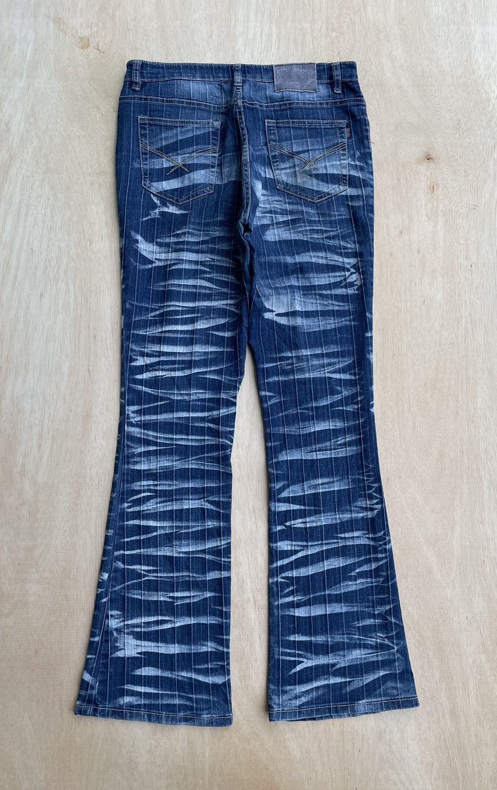 image of Hysteric Glamour Flare Happy Hope Jeans Wear Boot Cut in Blue, Men's (Size 32)