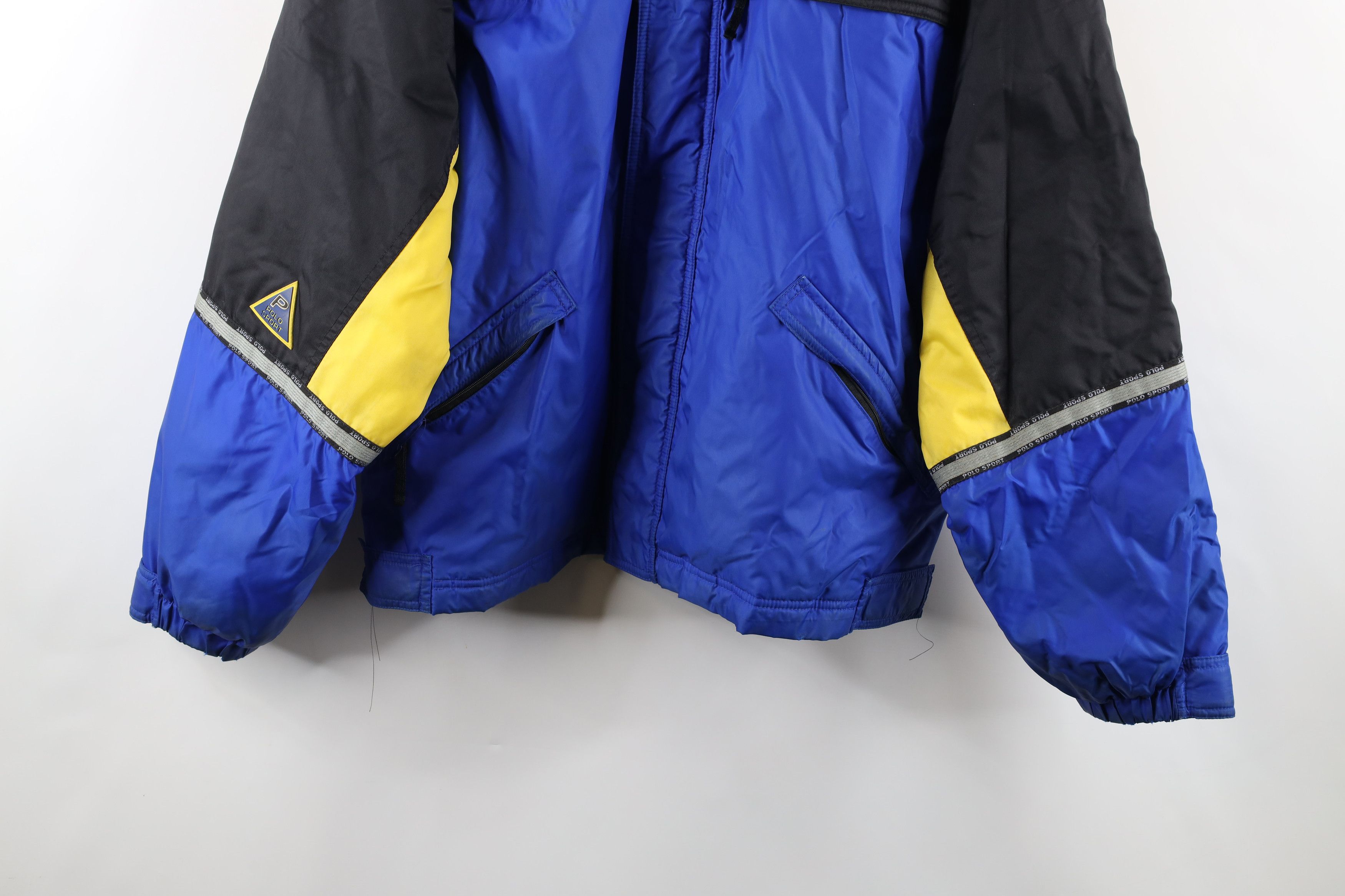 Ralph Lauren × Vintage Vintage 90s Polo Sport Ralph Lauren Out Full Zip Jacket Size US L / EU 52-54 / 3 - 3 Thumbnail