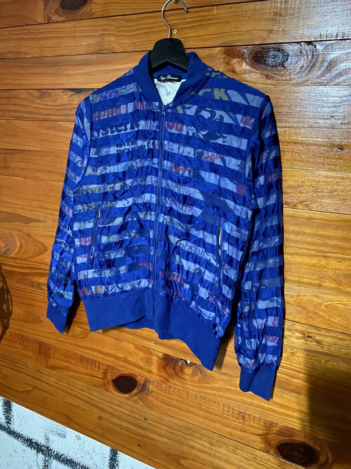 Hysteric Glamour Vintage Hysteric Glamour Graphic Bomber Jacket Blue Archive Size US S / EU 44-46 / 1 - 4 Thumbnail