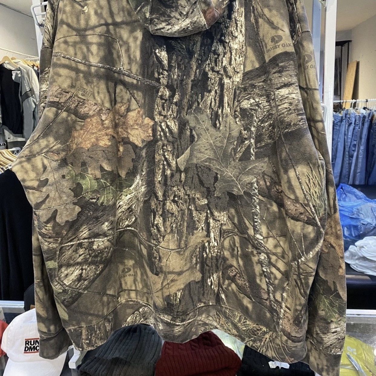 Cabelas CABELA'S Vintage RealTree Camo Spellout Pullover Hoodie Size US XXL / EU 58 / 5 - 12 Thumbnail