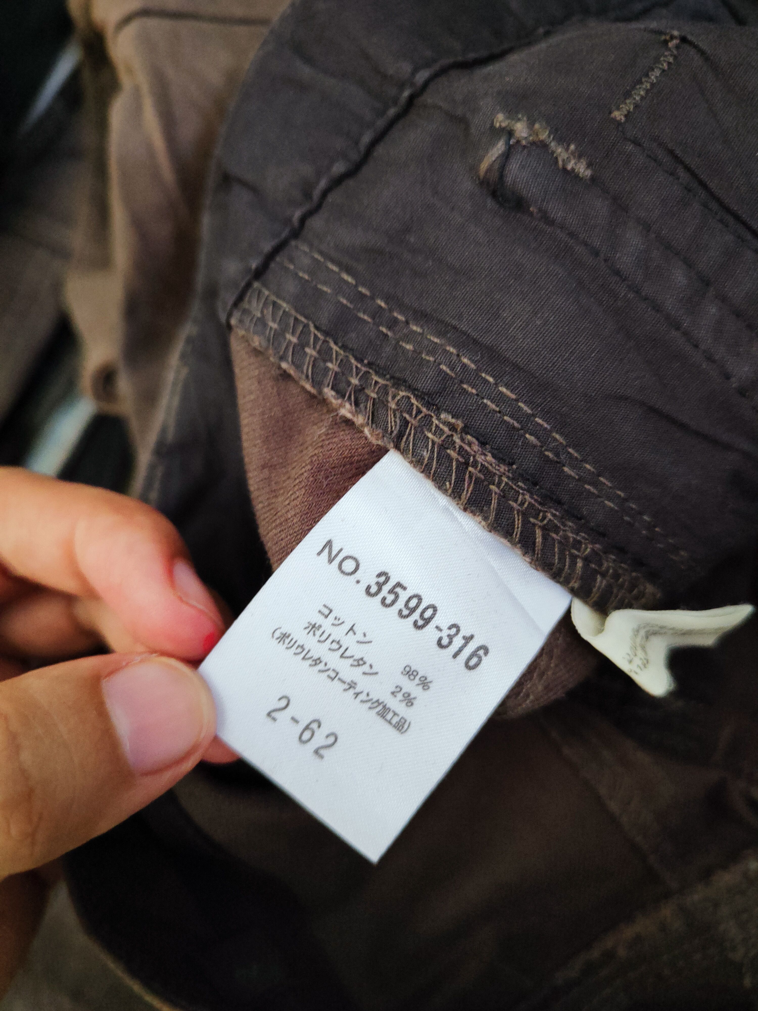 Schlussel D Schlussel Brown Multipocket Tactical Cargo Pants #W211 Size US 30 / EU 46 - 13 Thumbnail