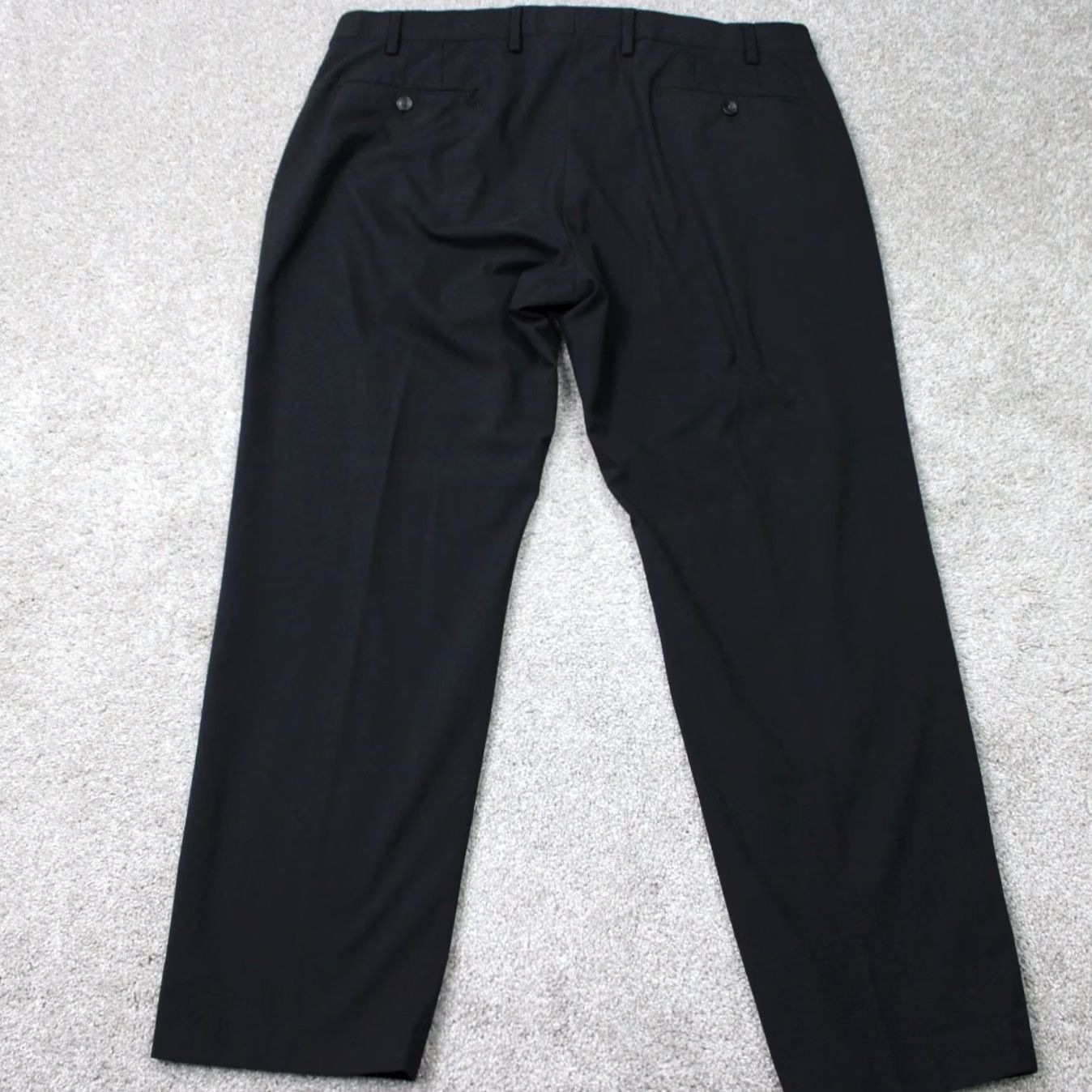 Ralph Lauren LAUREN Ralph Lauren Pants Mens 40x30 Black Flat Front Polyester/Viscose Stretch Dress Pants Size US 40 / EU 56 - 6 Thumbnail