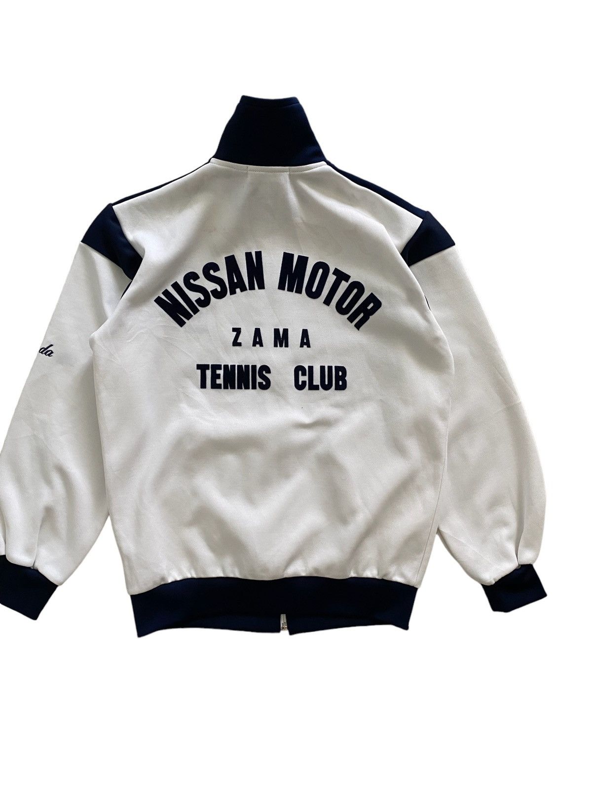 Japanese Brand vintage JAPAN NISSAN MOTO ZAMA TENNIS CLUB tracktop jacket Size US M / EU 48-50 / 2 - 1 Thumbnail