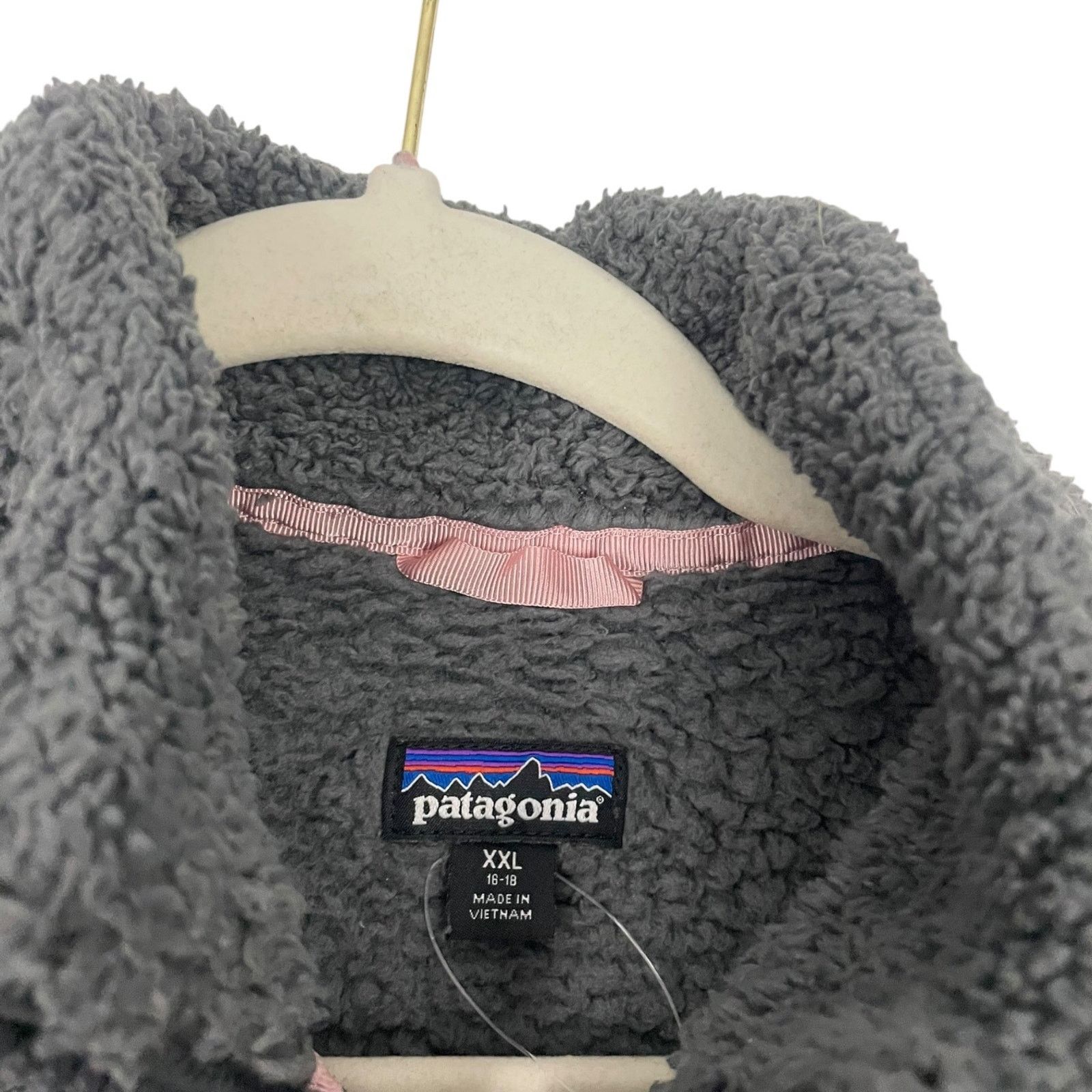 Patagonia Patagonia Juniors Grey Teddy Sherpa Quarter Zip Sweatshirt Size S / US 4 / IT 40 - 6 Thumbnail