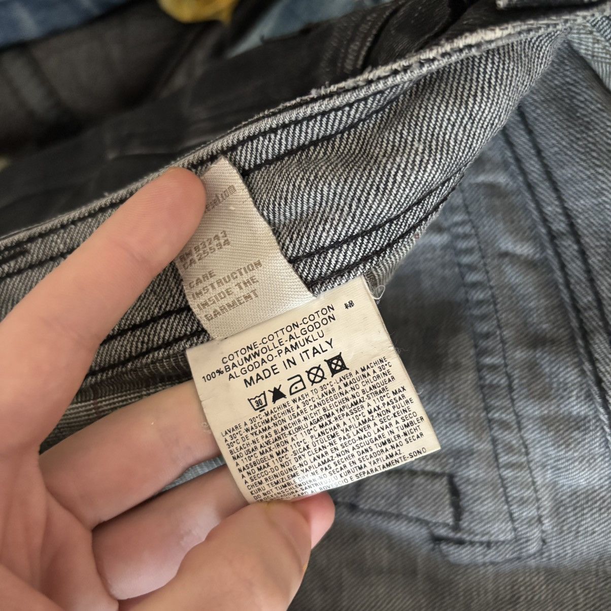 Diesel Vintage Y2K Diesel Italy Jeans Hedi Slimane Style Size US 34 / EU 50 - 12 Thumbnail