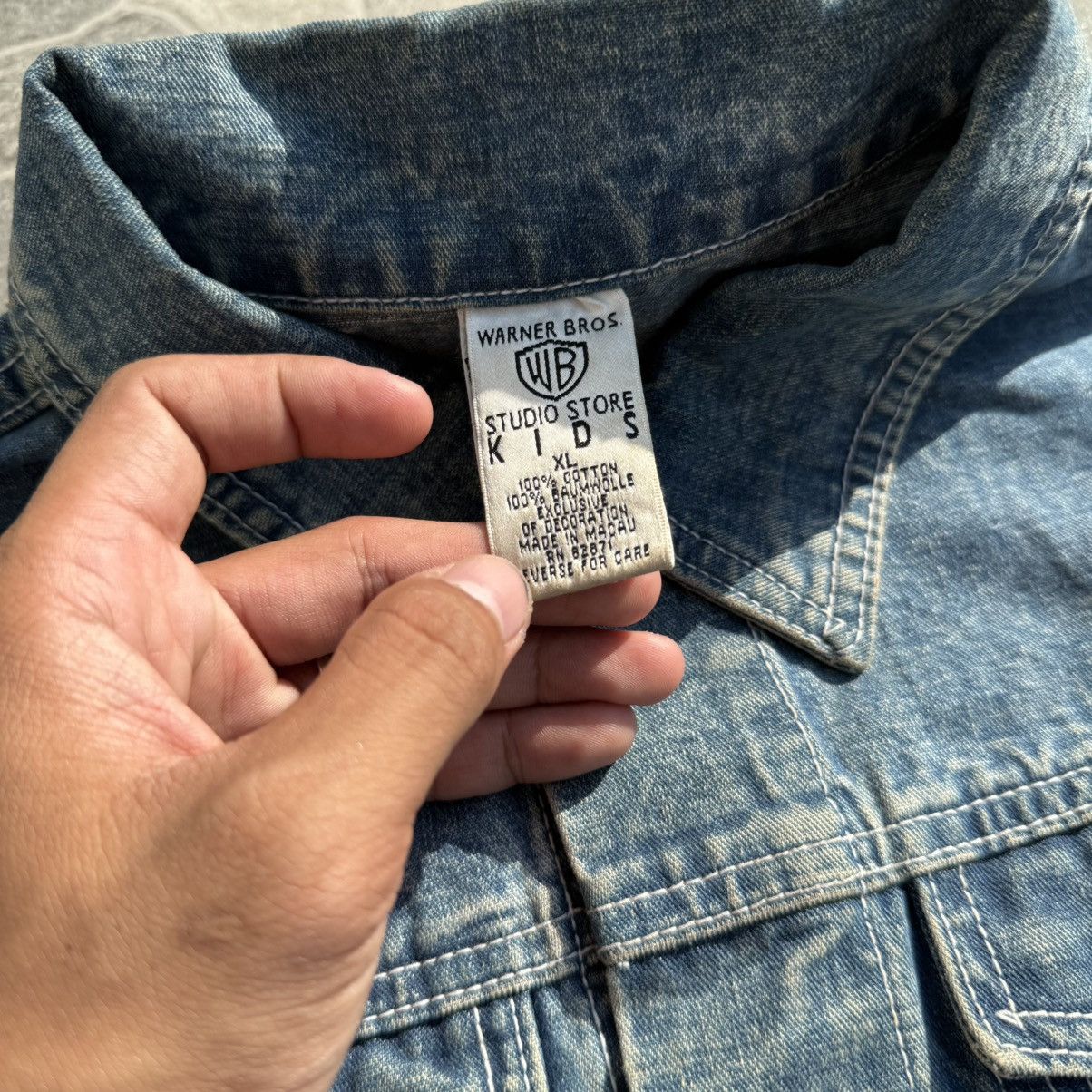 Warner Bros Warner bros Denim Jacket 1997 Size US XL / EU 56 / 4 - 6 Thumbnail