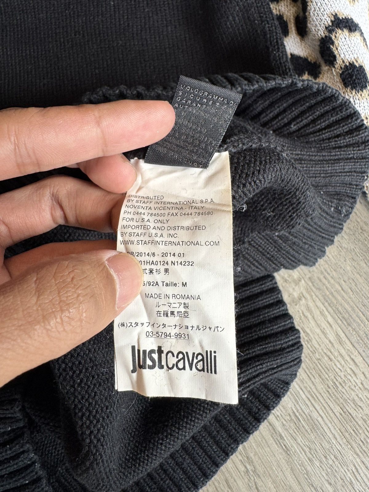 Just Cavalli JUST CAVALLI LEOPARD MOTIF KNITWEAR Size US M / EU 48-50 / 2 - 8 Thumbnail