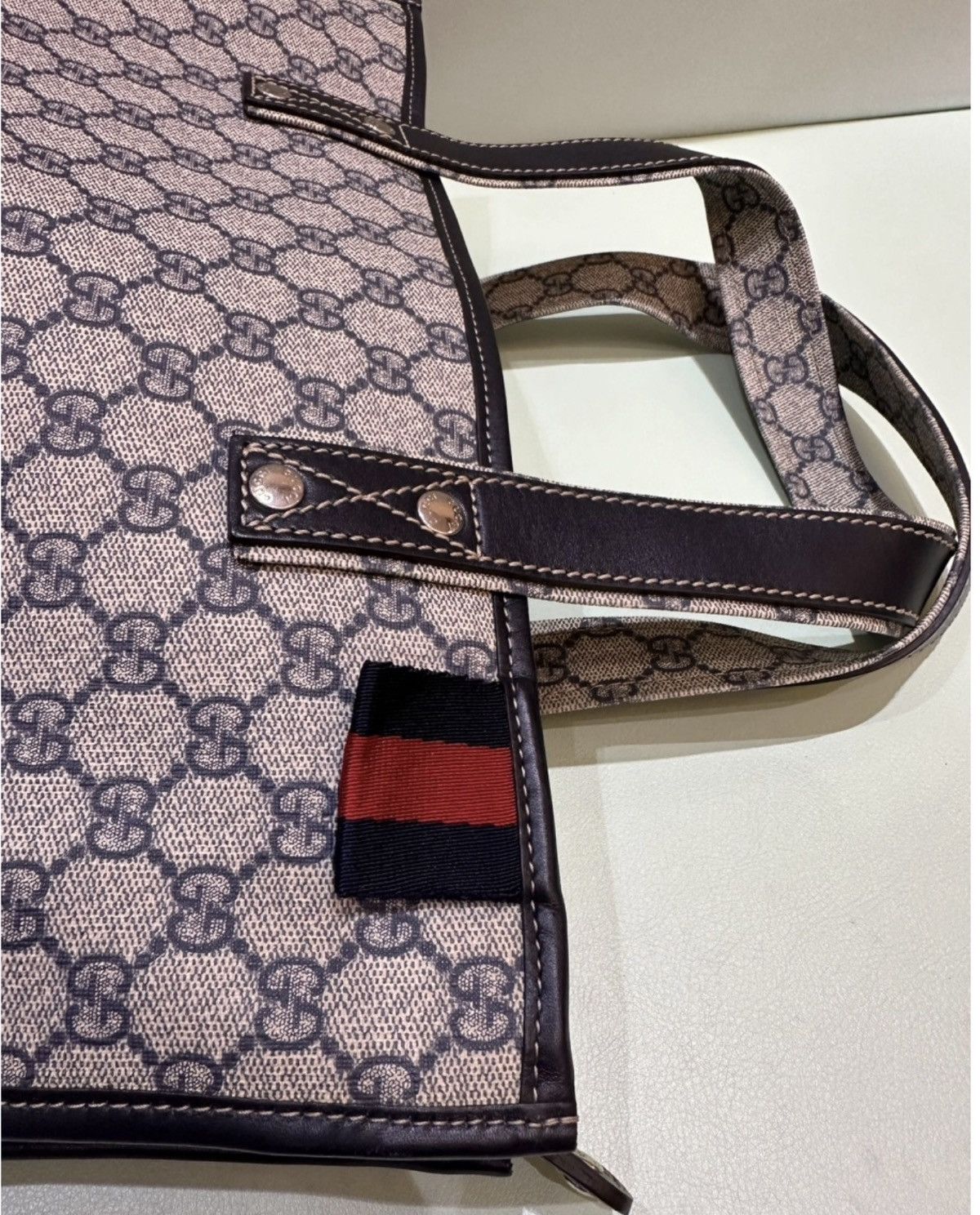 Gucci GUCCI Leather travel bag Size ONE SIZE - 3 Thumbnail