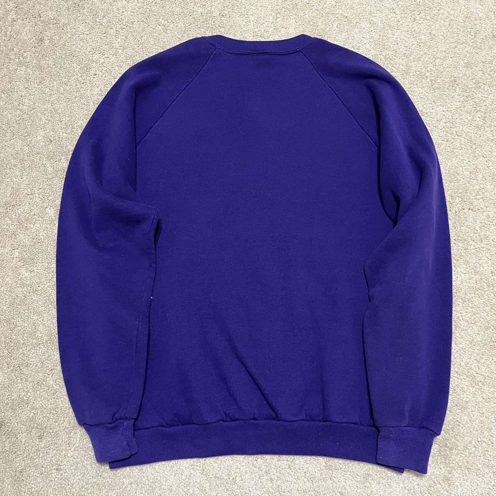 Jerzees Vintage Jerzees Native Wolf Graphic Purple Crewneck XL Size US XL / EU 56 / 4 - 2 Thumbnail