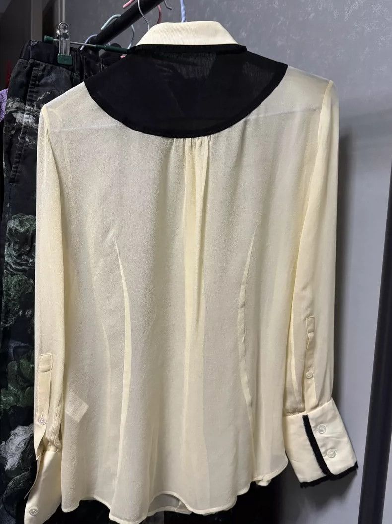 Undercover UNDERCOVER size 3 Gold button crepe silk shirt 2505-Nextar Size M / US 6-8 / IT 42-44 - 6 Thumbnail
