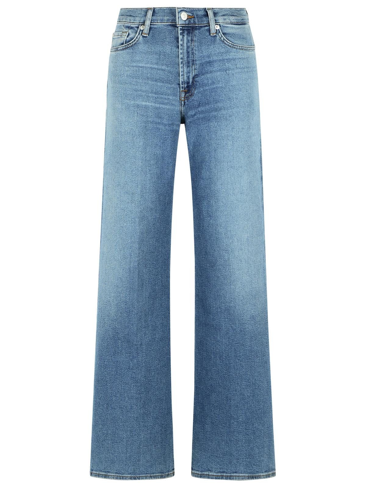 7 FOR ALL MANKIND 'Lotta Tailorless' Light Blue Cotton Misot Jeans