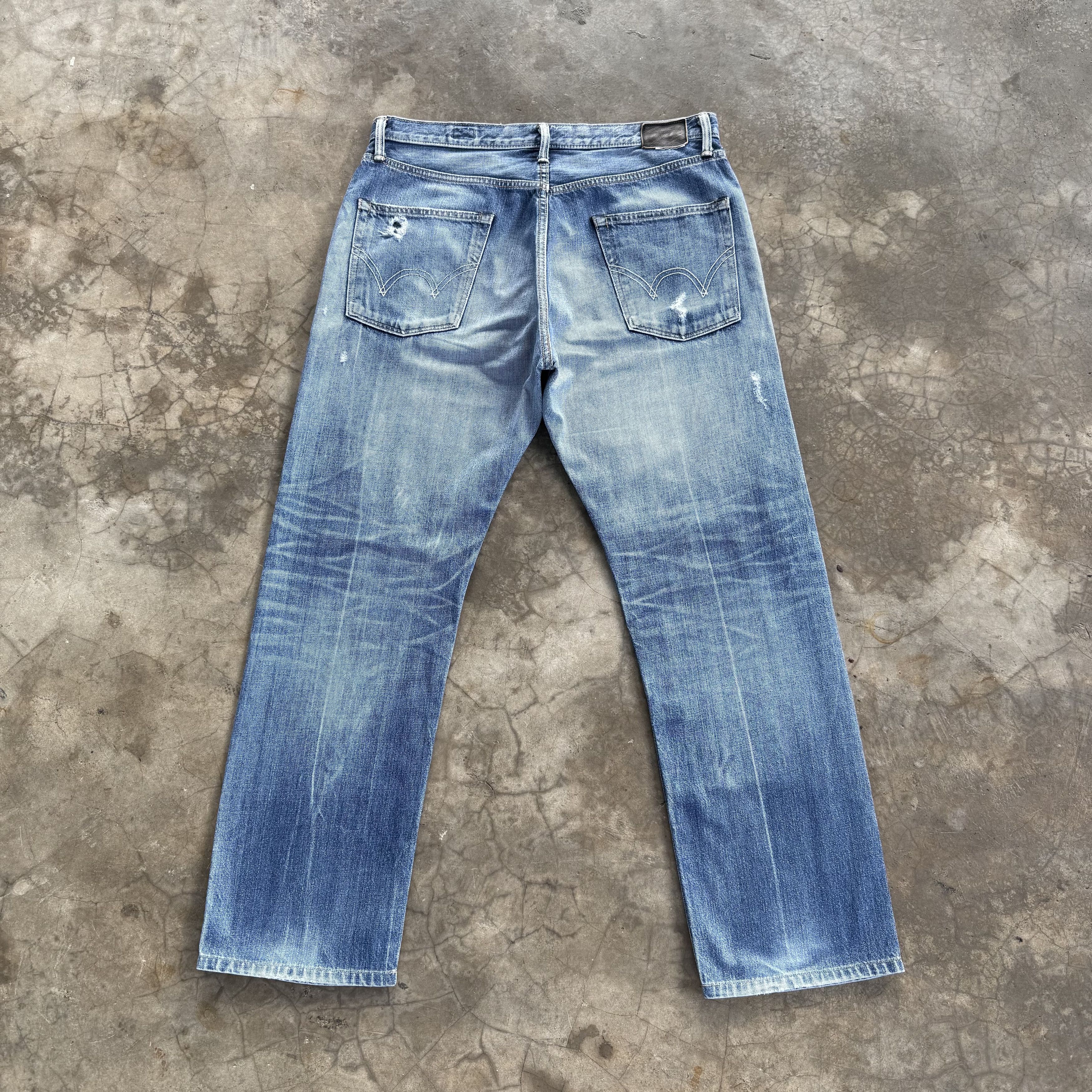 Edwin W36 Vintage Edwin Faded Denim Jean Pants Size US 36 / EU 52 - 8 Thumbnail