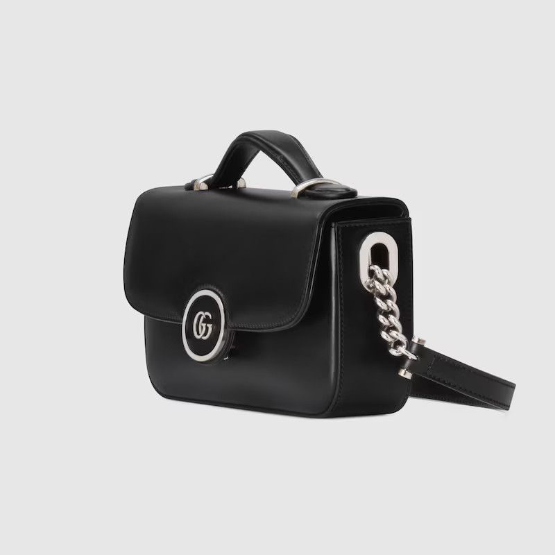 Gucci o1s1wg110225 Size: OS / Petite GG Mini Shoulder Bag in Black Size ONE SIZE - 4 Thumbnail