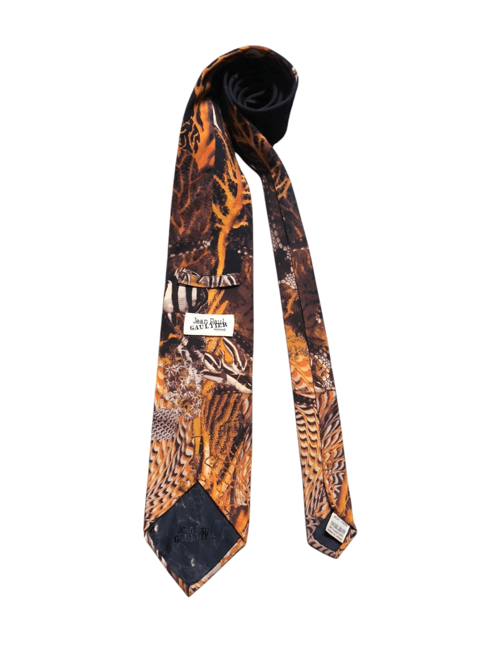 Jean Paul Gaultier Jean Paul Gautier Homme Tie Full Print Rare Design Size ONE SIZE - 2 Thumbnail