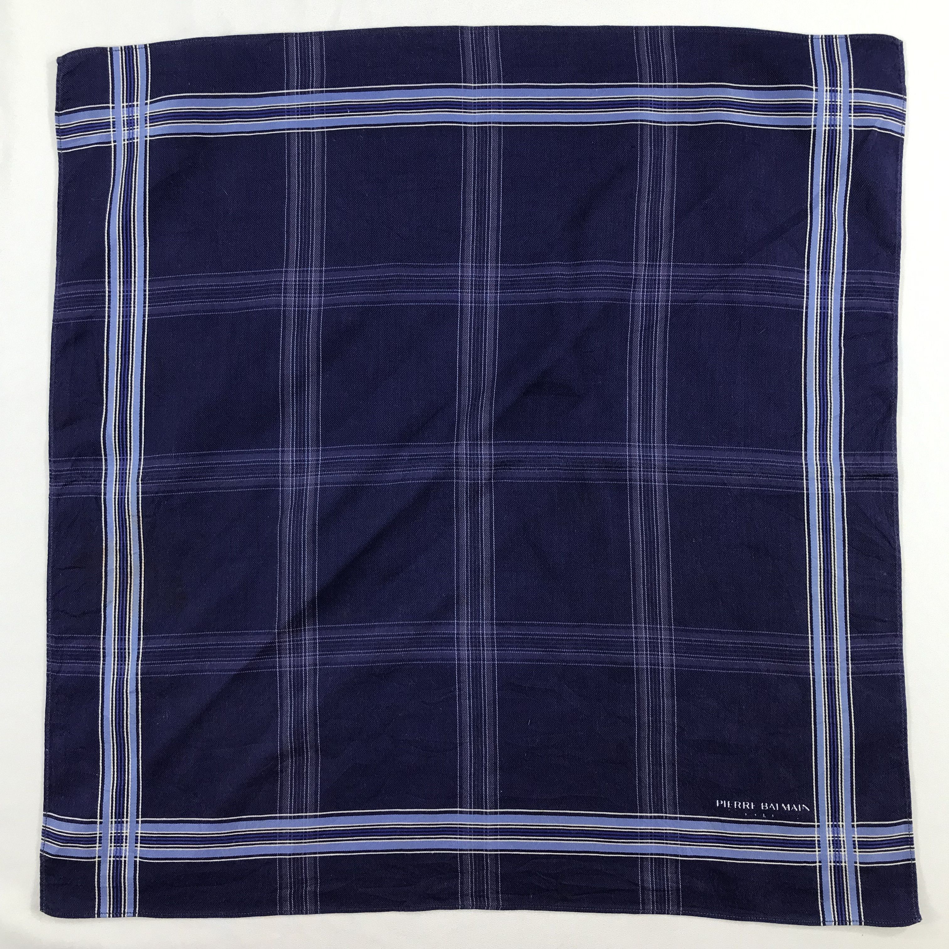 Pierre Balmain × Vintage Pierre Balmain Bandana / Handkerchief / Neckerchief - S2067 Size ONE SIZE - 1 Thumbnail